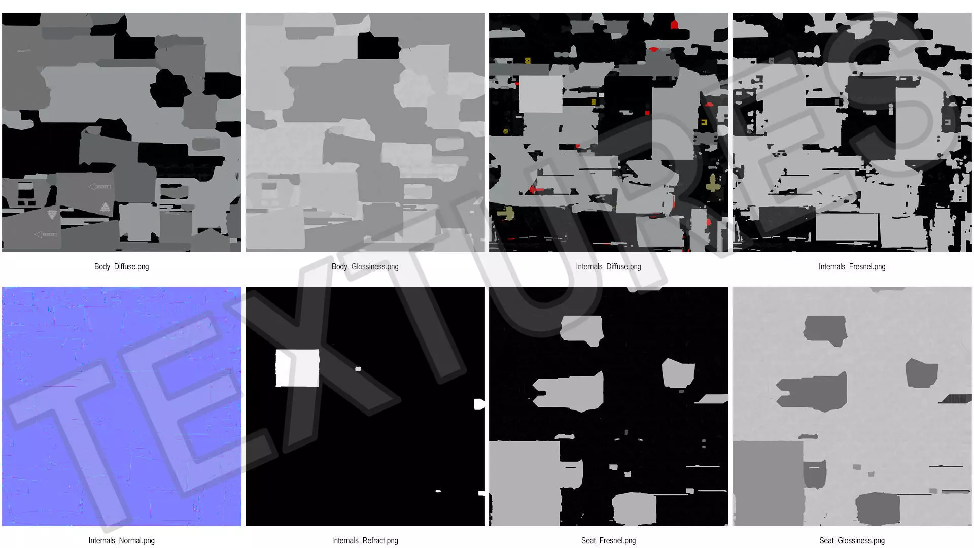 F-35 Fighter Cockpit Simulator Turned Off 3D model_28