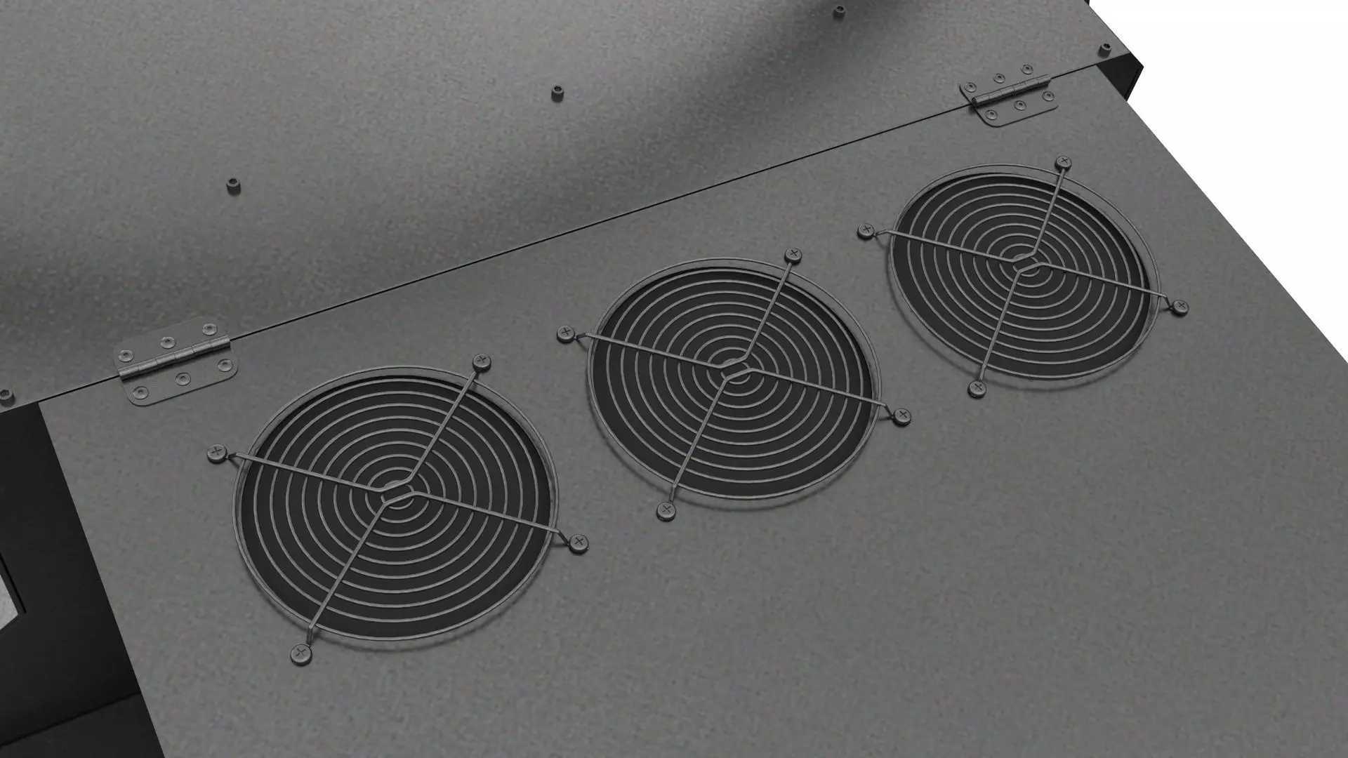 F-35 Fighter Cockpit Simulator Turned Off 3D model_21