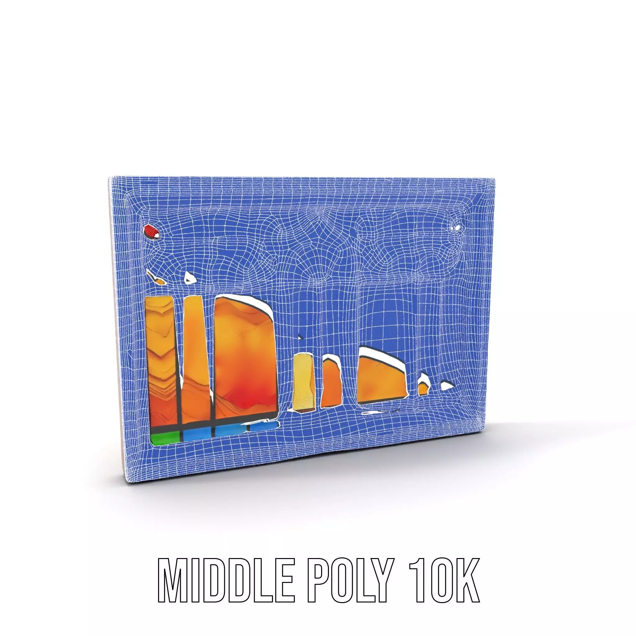 Vibrant Stained Glass Window model pack Low-poly 3D model_16