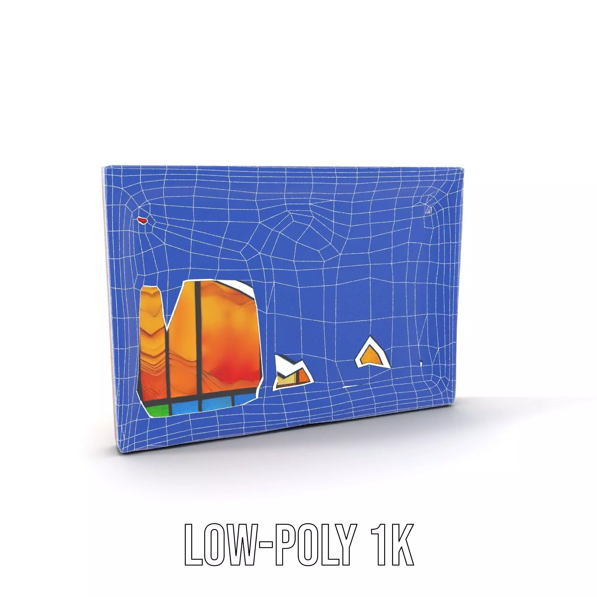 Vibrant Stained Glass Window model pack Low-poly 3D model_23