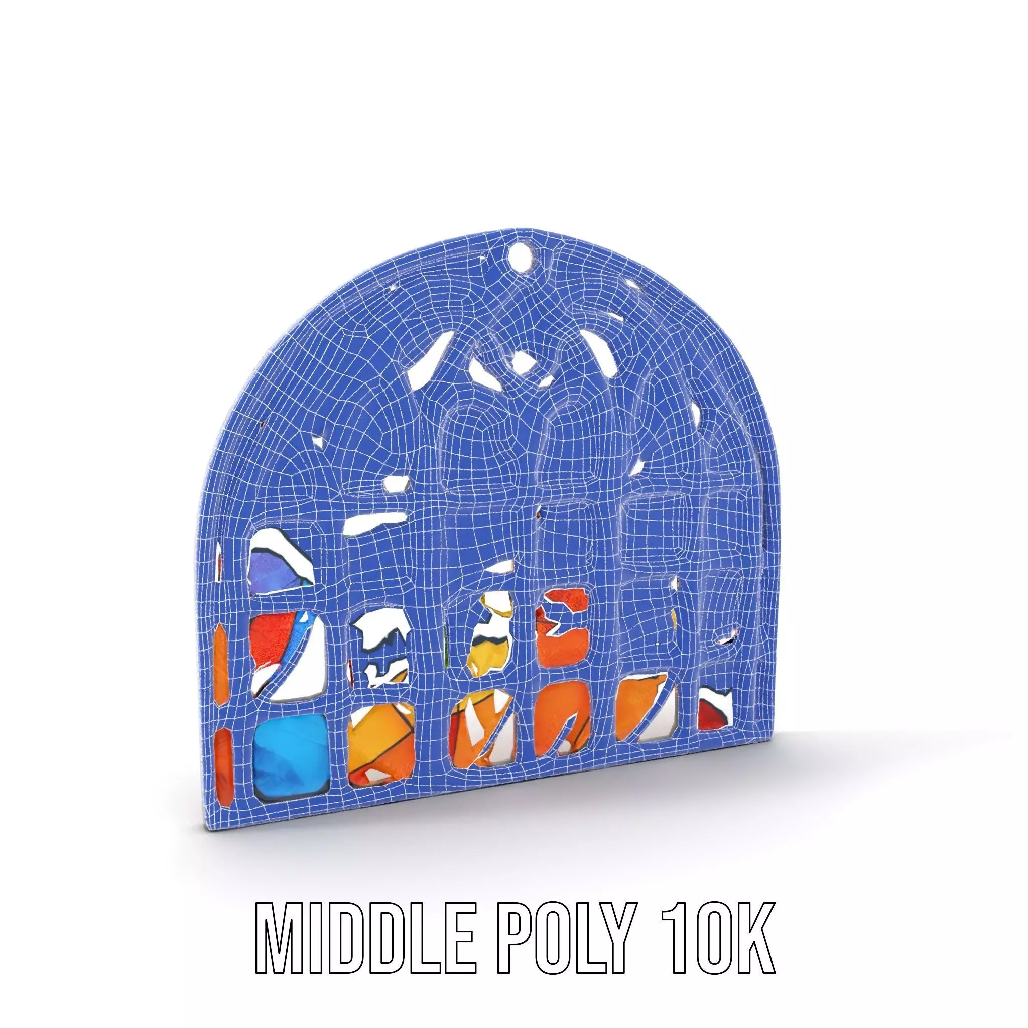 Vibrant Stained Glass model pack Low-poly 3D model_27