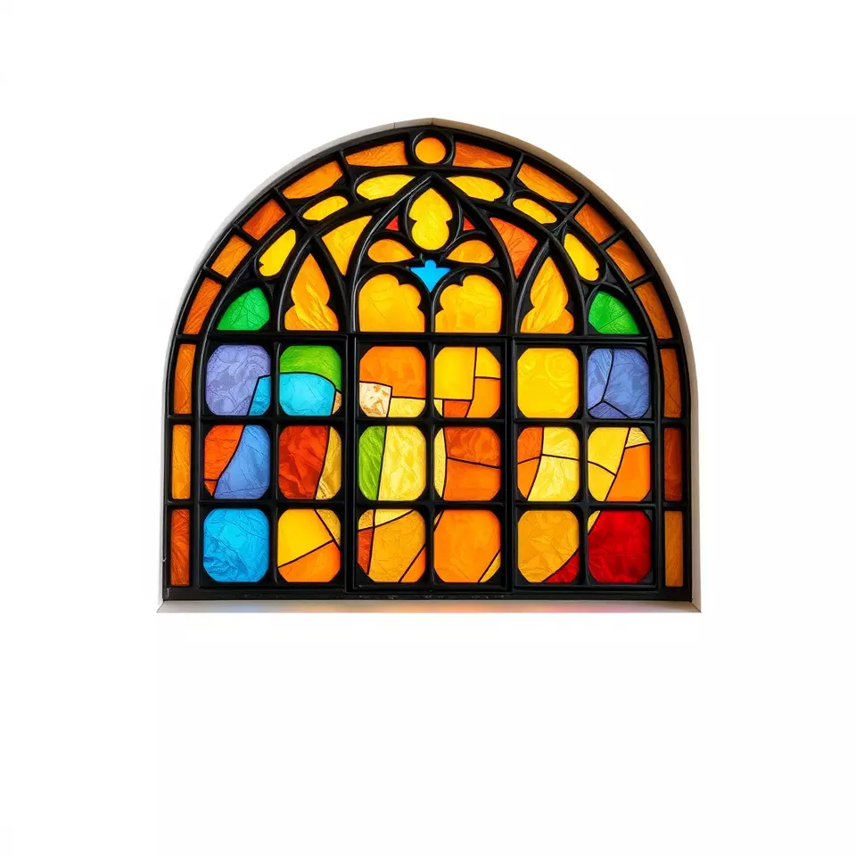 Vibrant Stained Glass model pack Low-poly 3D model_2