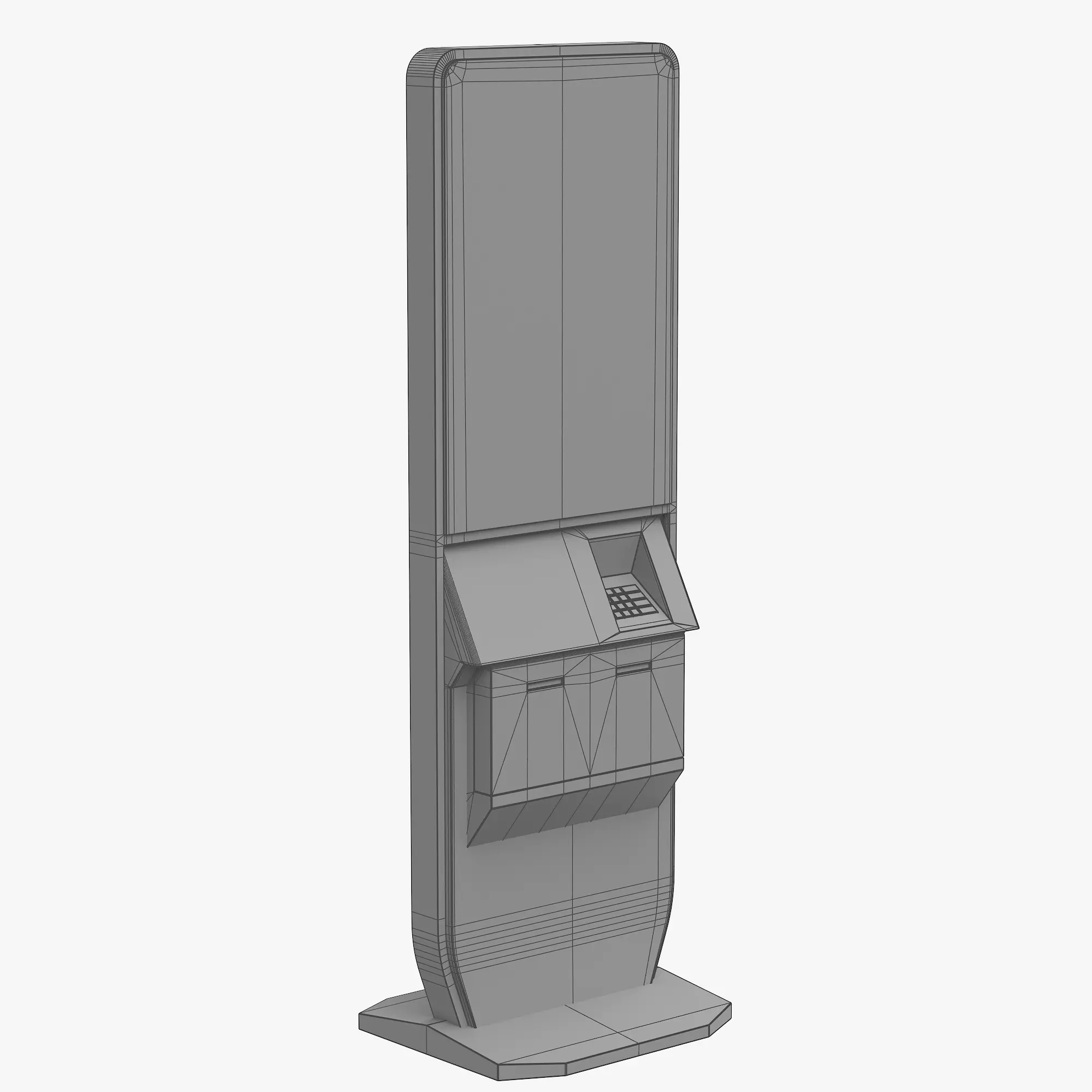 Electronic kiosk 3D model_7