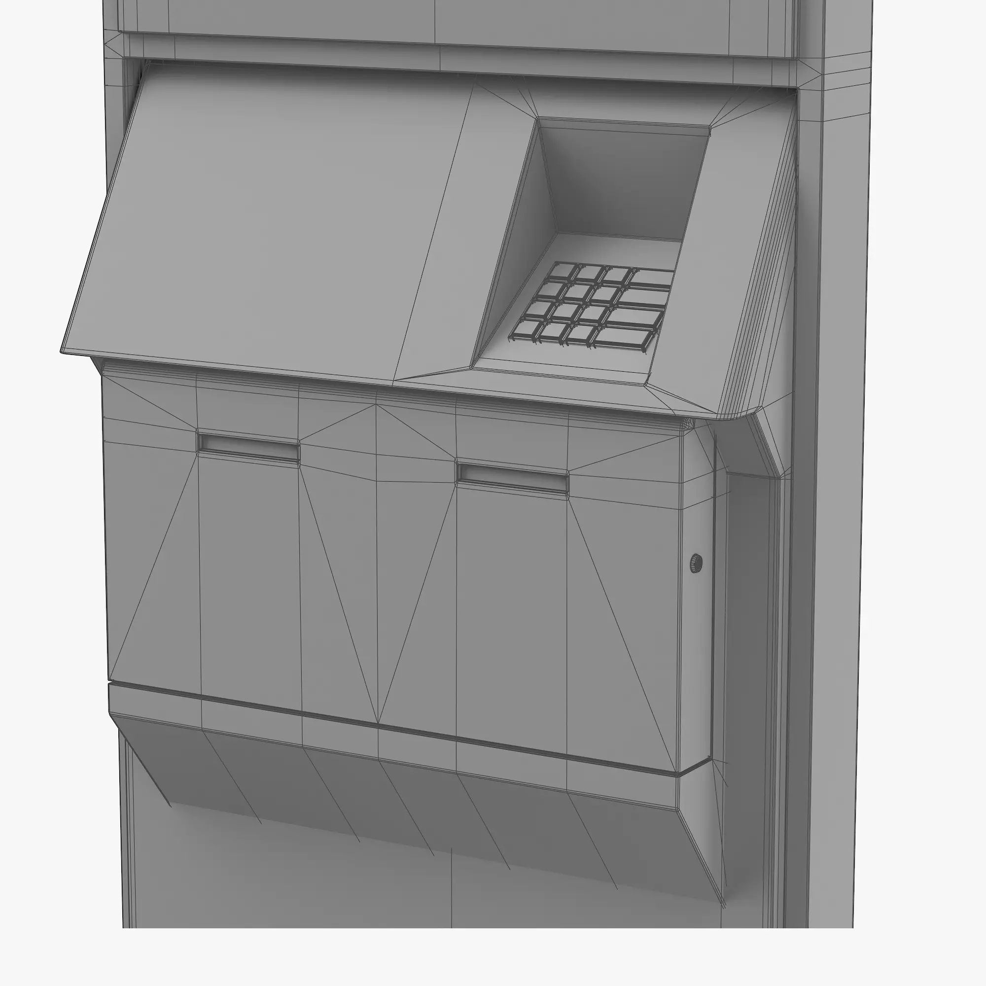 Electronic kiosk 3D model_8