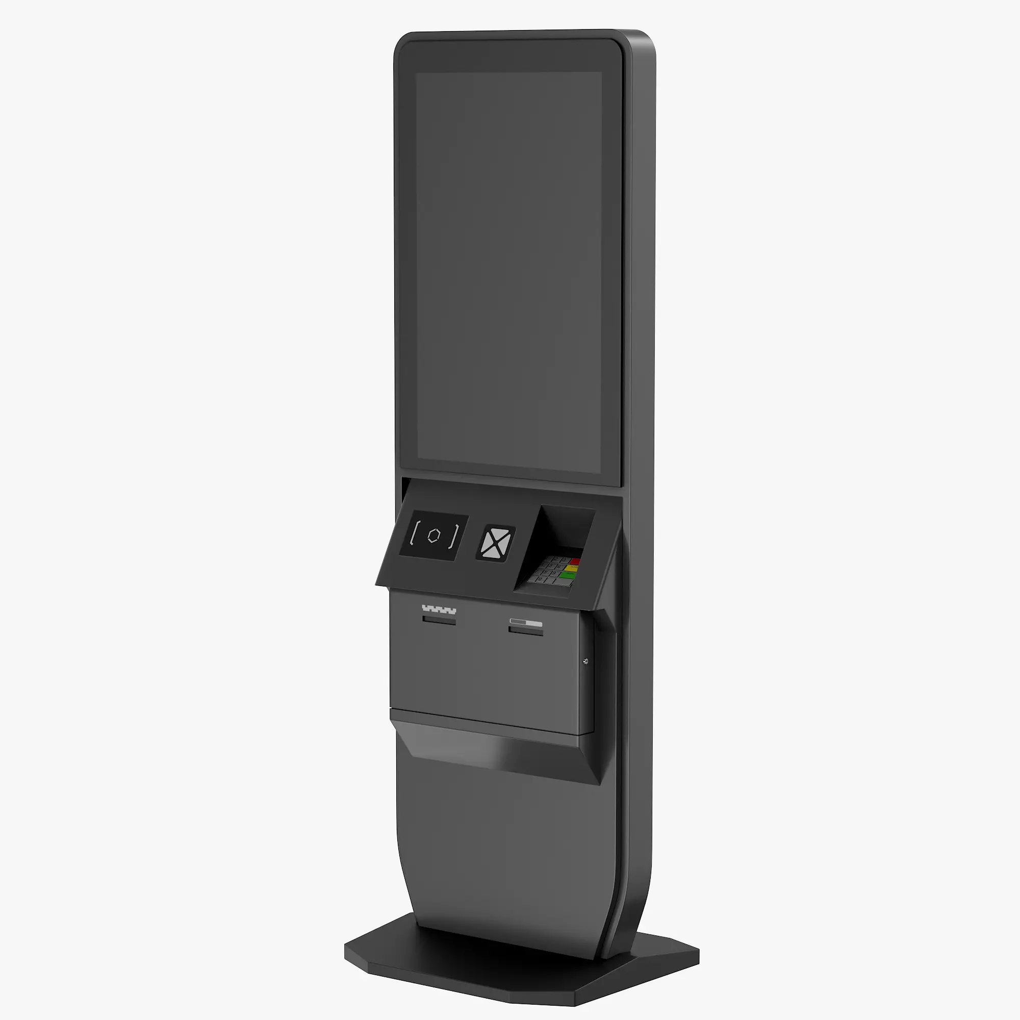 Electronic kiosk 3D model_0