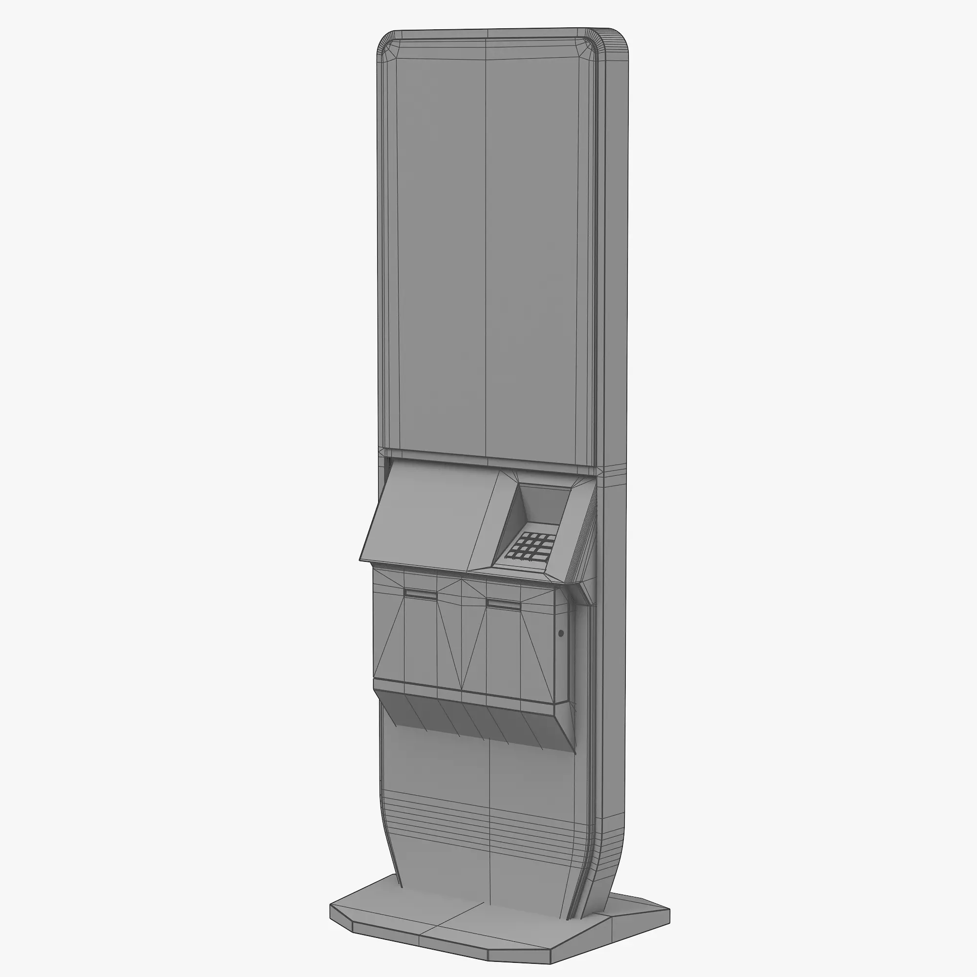 Electronic kiosk 3D model_6