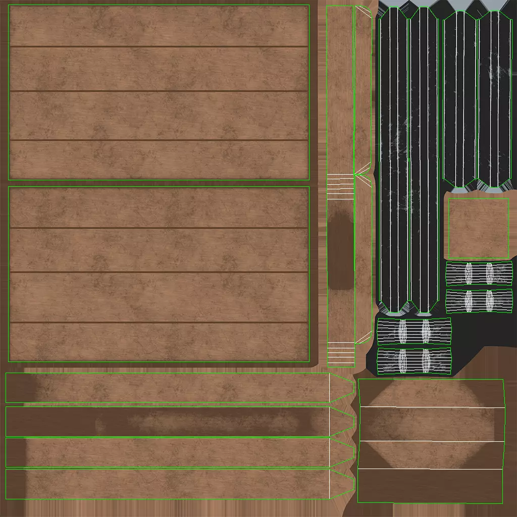 Medieval Wall Hanging Signboard Low-poly PBR Free low-poly 3D model_14