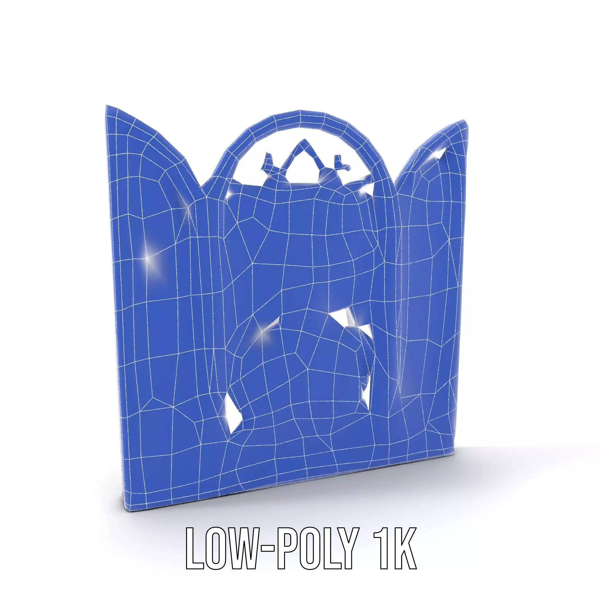 Antique Stained Glass Window model pack Low-poly 3D model_19