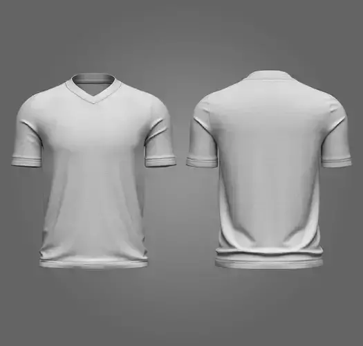 Mens V Neck T-shirt