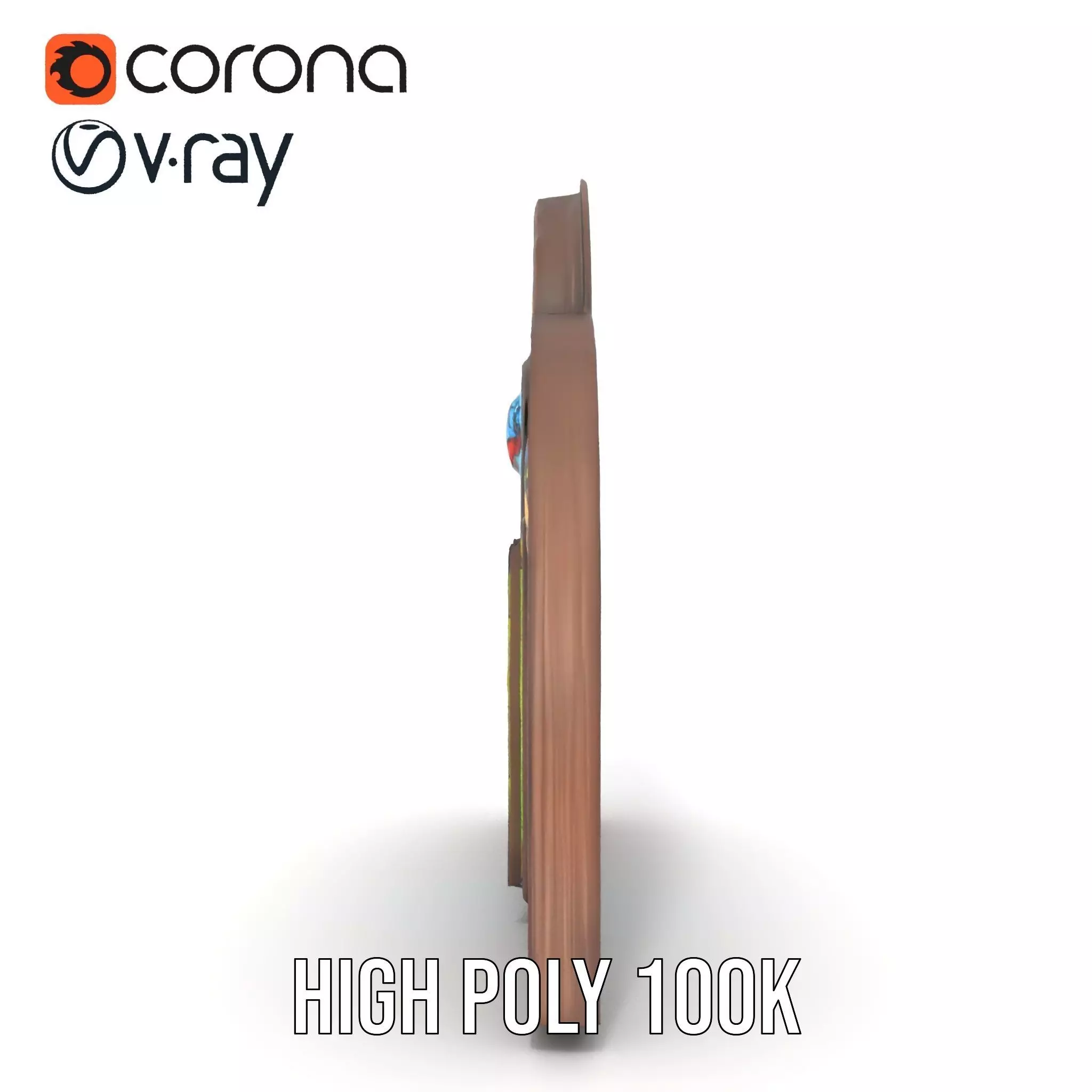 Gothic Stained Glass model pack Low-poly 3D model_29