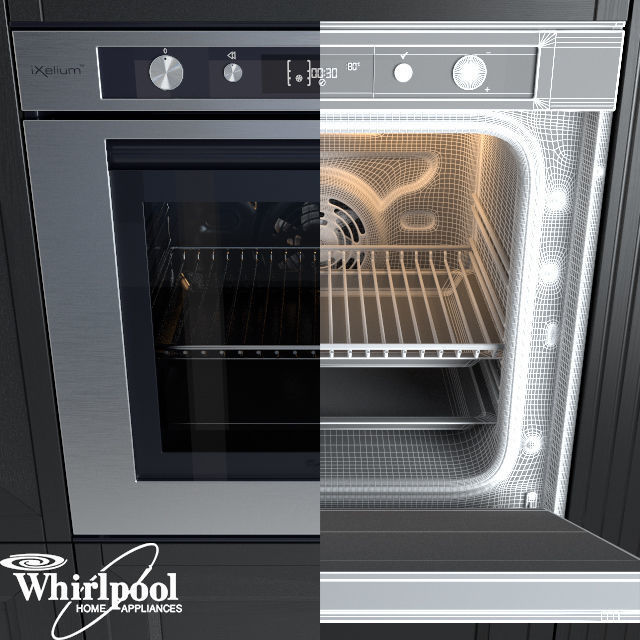 Oven by Whirlpool - AKZ 6610 IXL 3D model_2