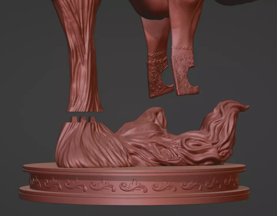 Queen Moon Elden ring 3D print model_3