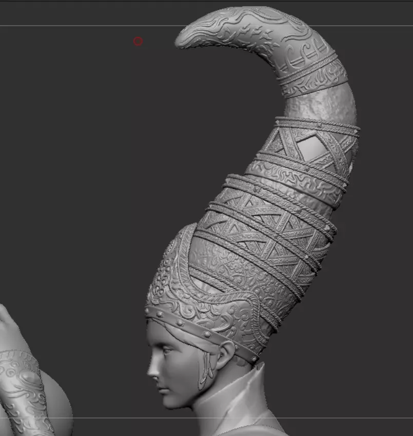 Queen Moon Elden ring 3D print model_0