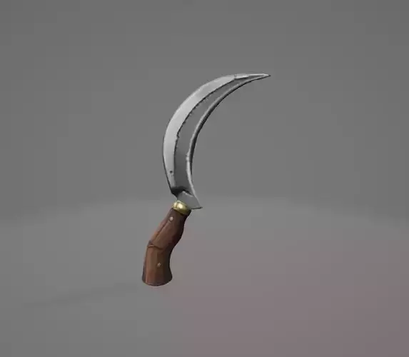 Sickle - Scythe Low-poly 3D model Sickle - Scythe Low-poly 3D model