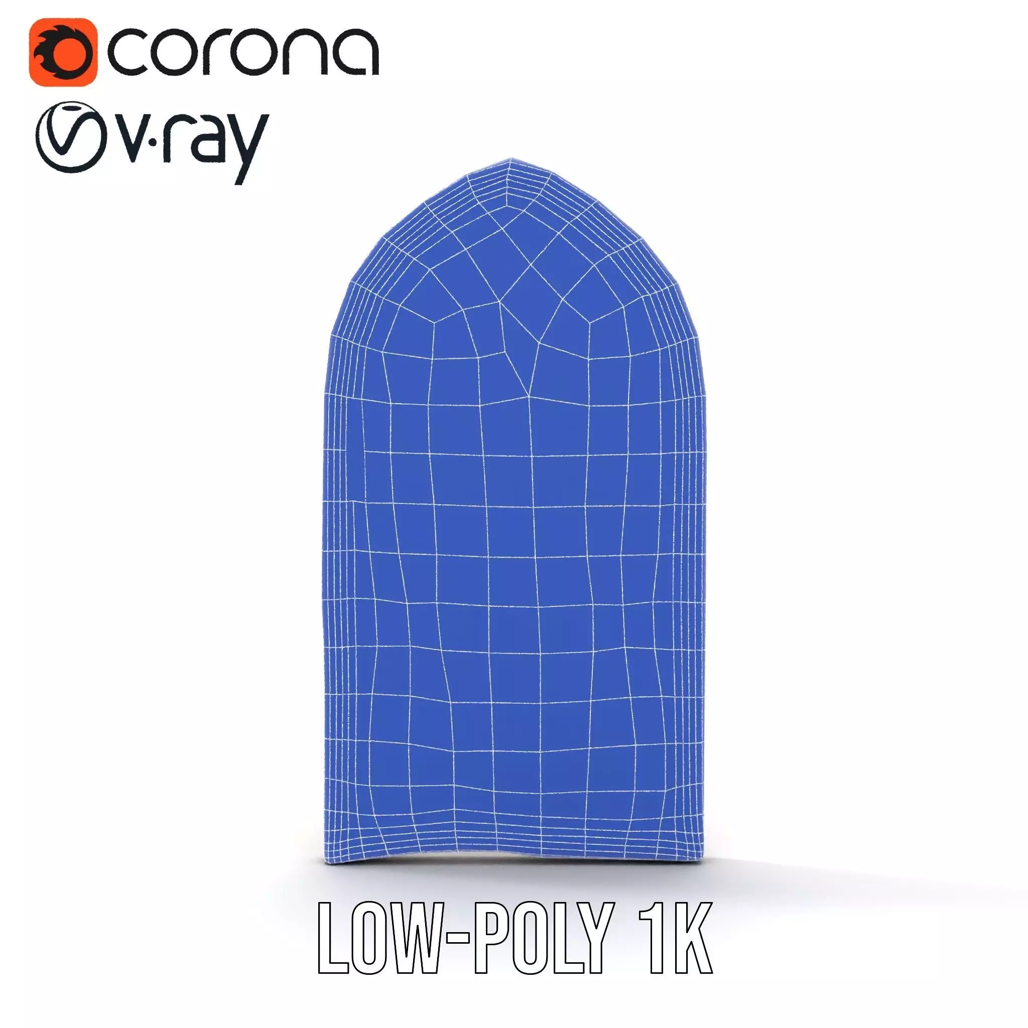 Colorful Gothic Window model pack Low-poly 3D model_30