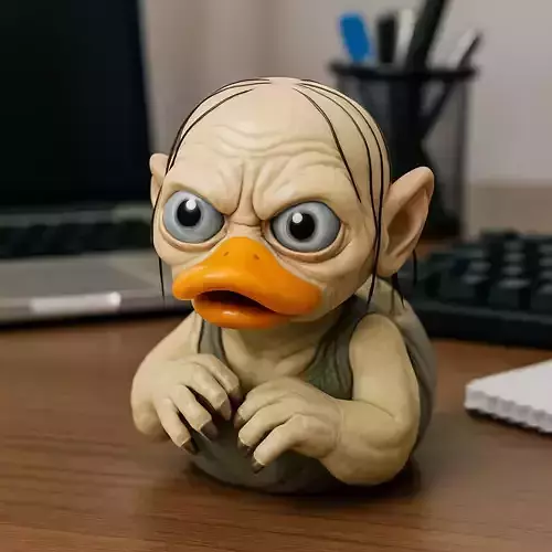 Rubber Duck - Gollum - Lord of the Rings - 3D print