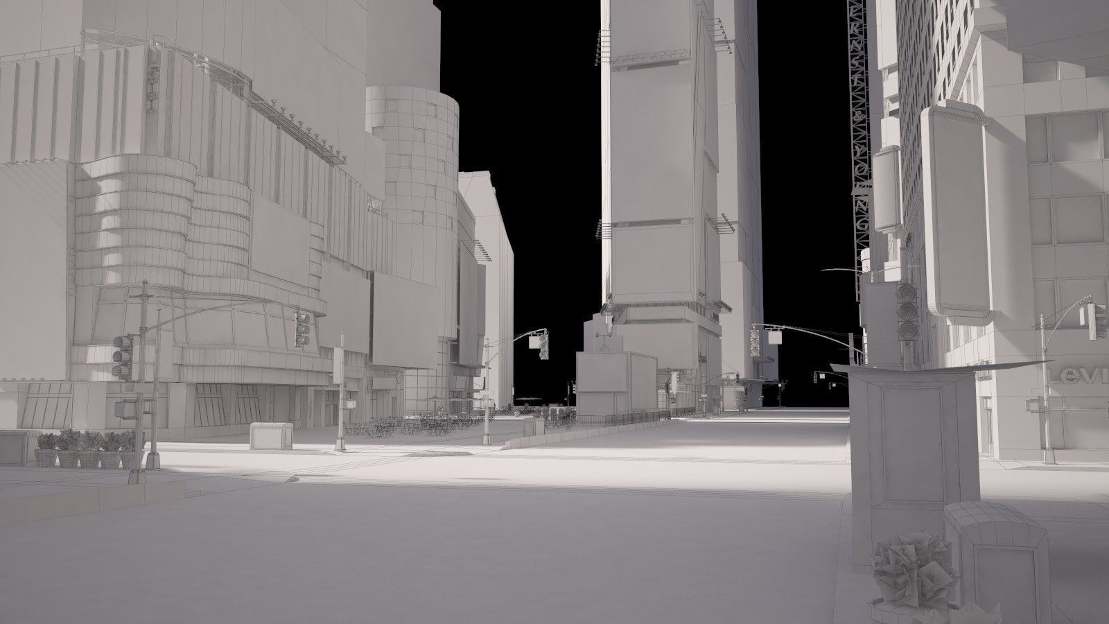 New York Times Square at Day and Night 3D model_18