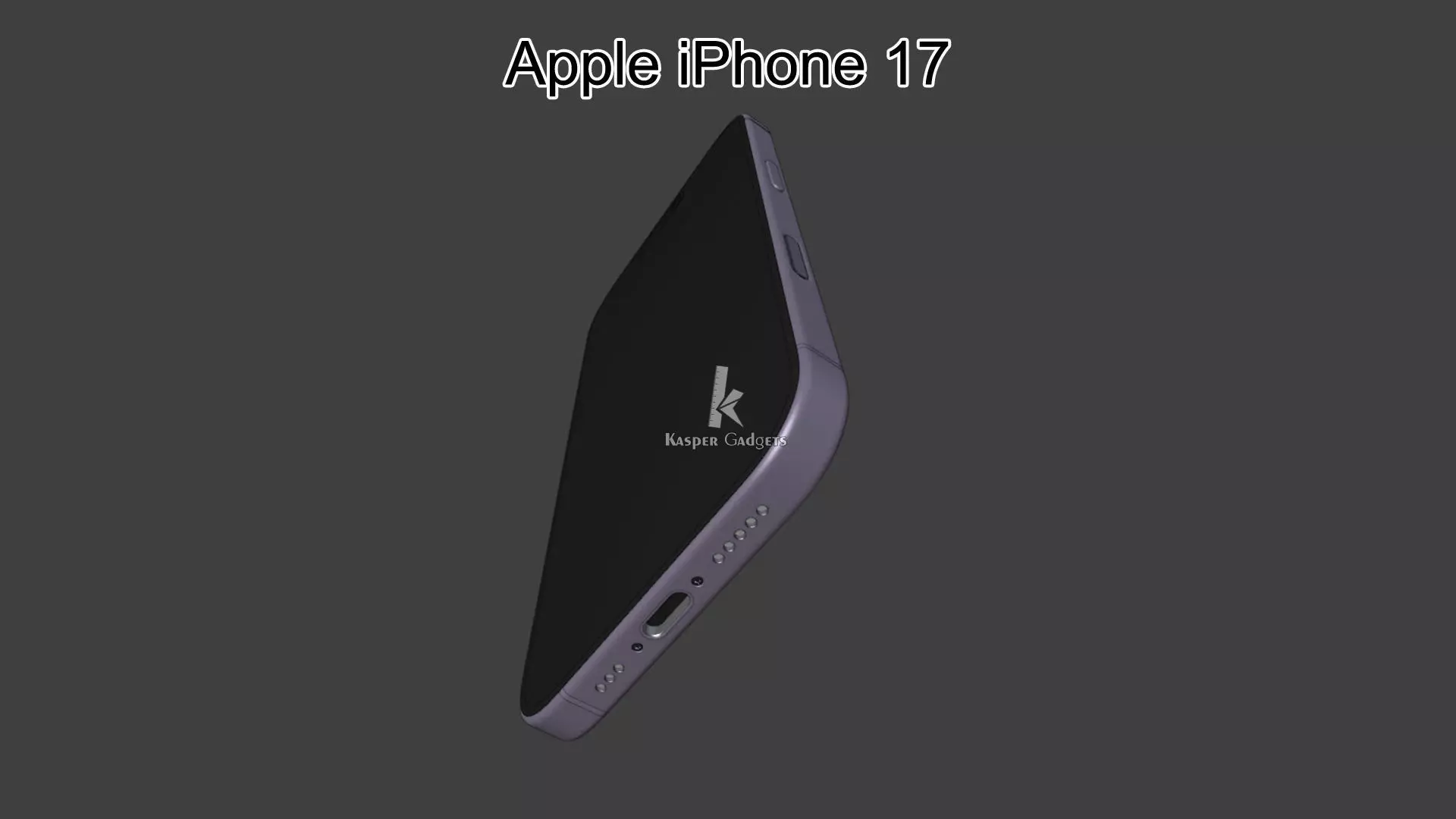 Apple iPhone 17 Lavender 3D print model_5