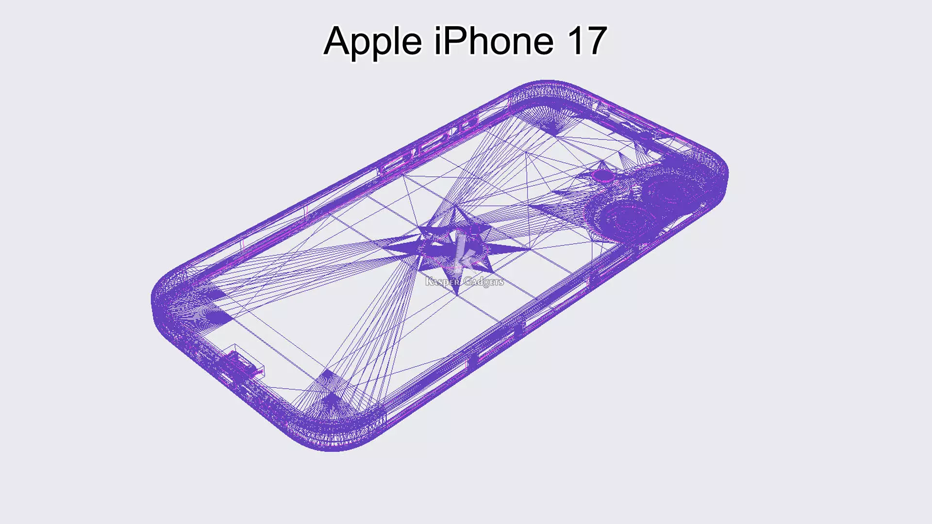 Apple iPhone 17 Lavender 3D print model_10