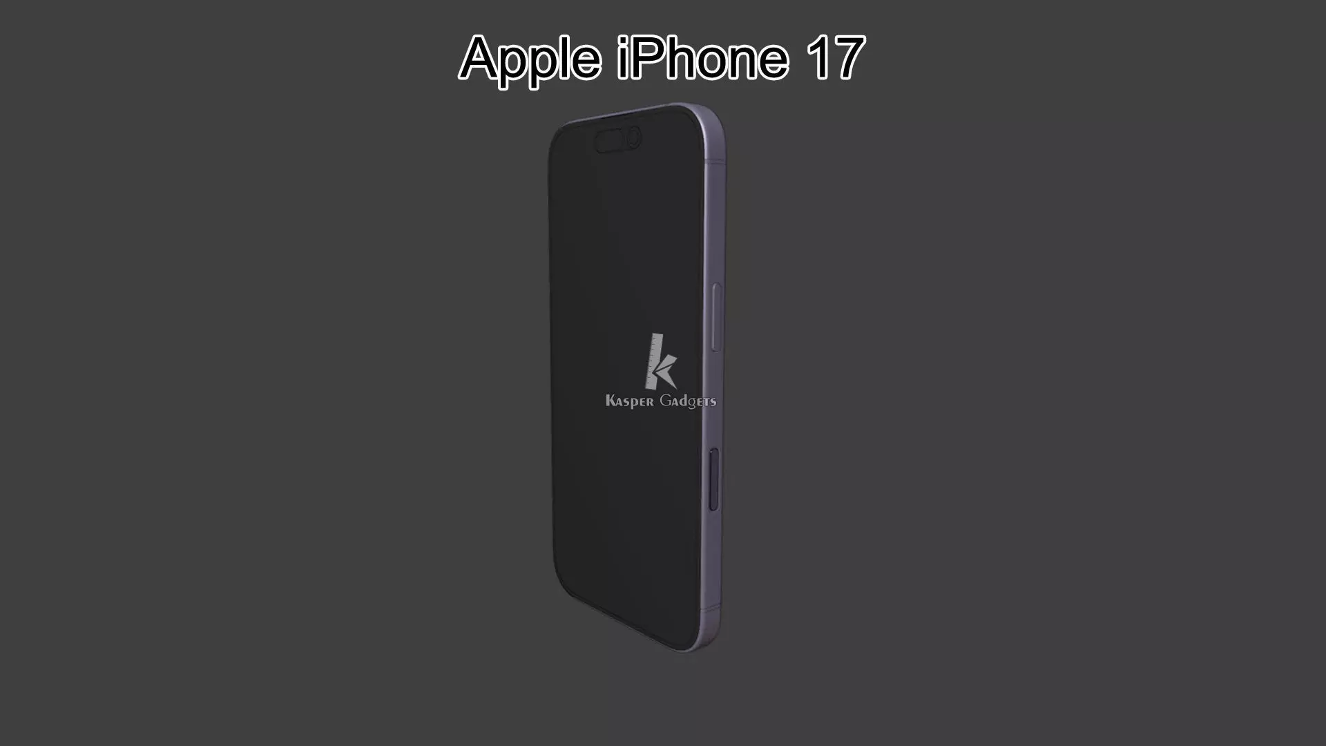 Apple iPhone 17 Lavender 3D print model_1