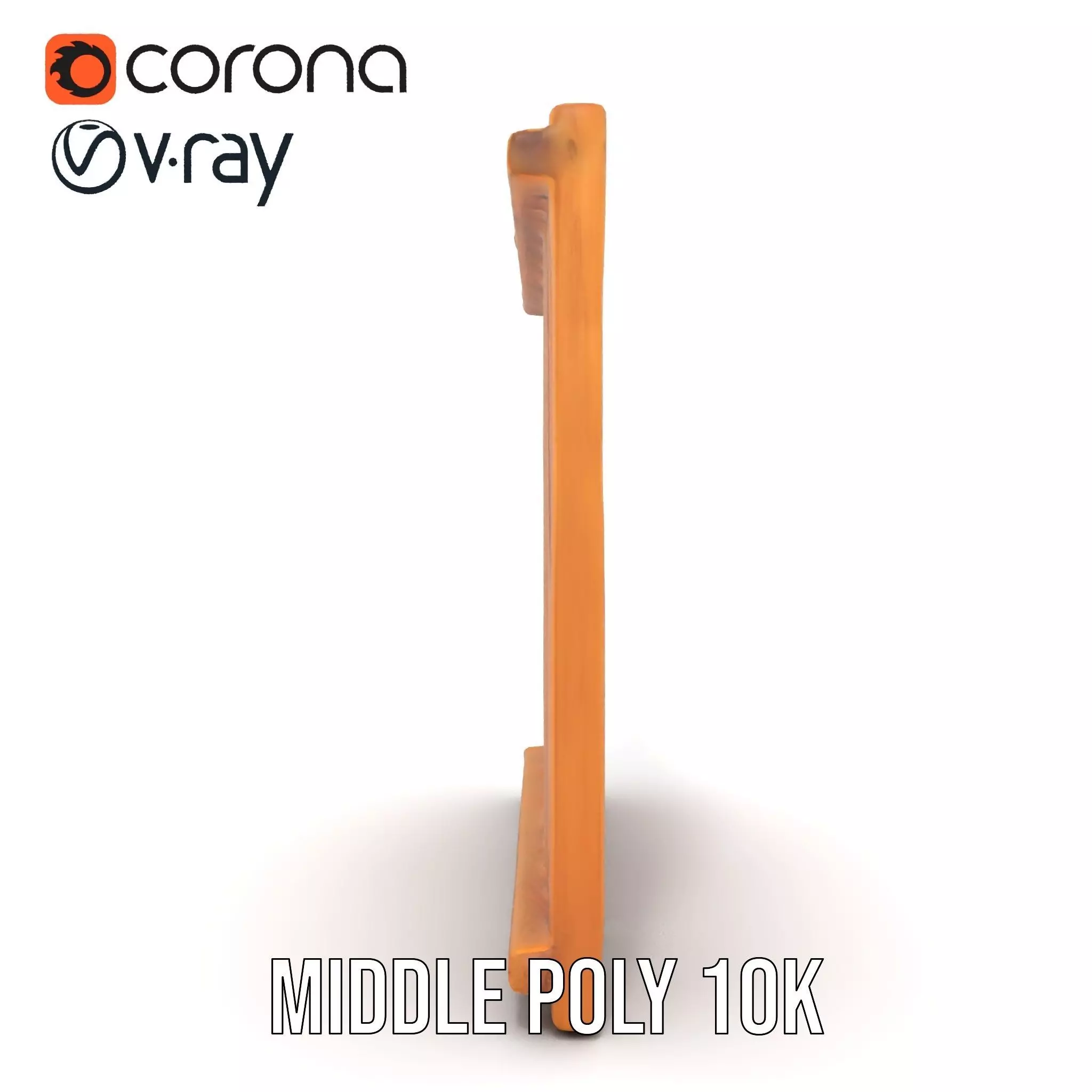 Rustic Wooden Fence model pack Low-poly 3D model_16