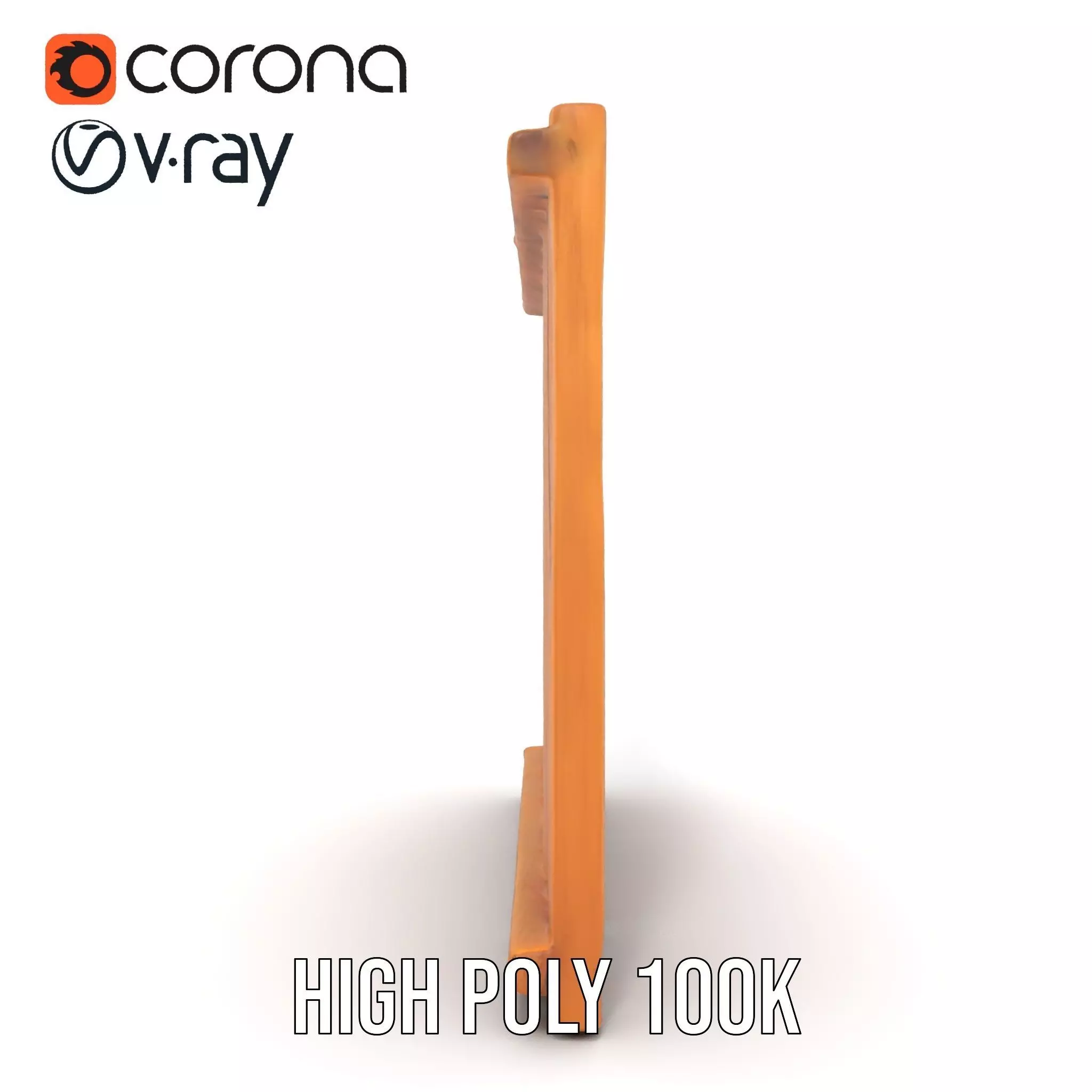 Rustic Wooden Fence model pack Low-poly 3D model_32