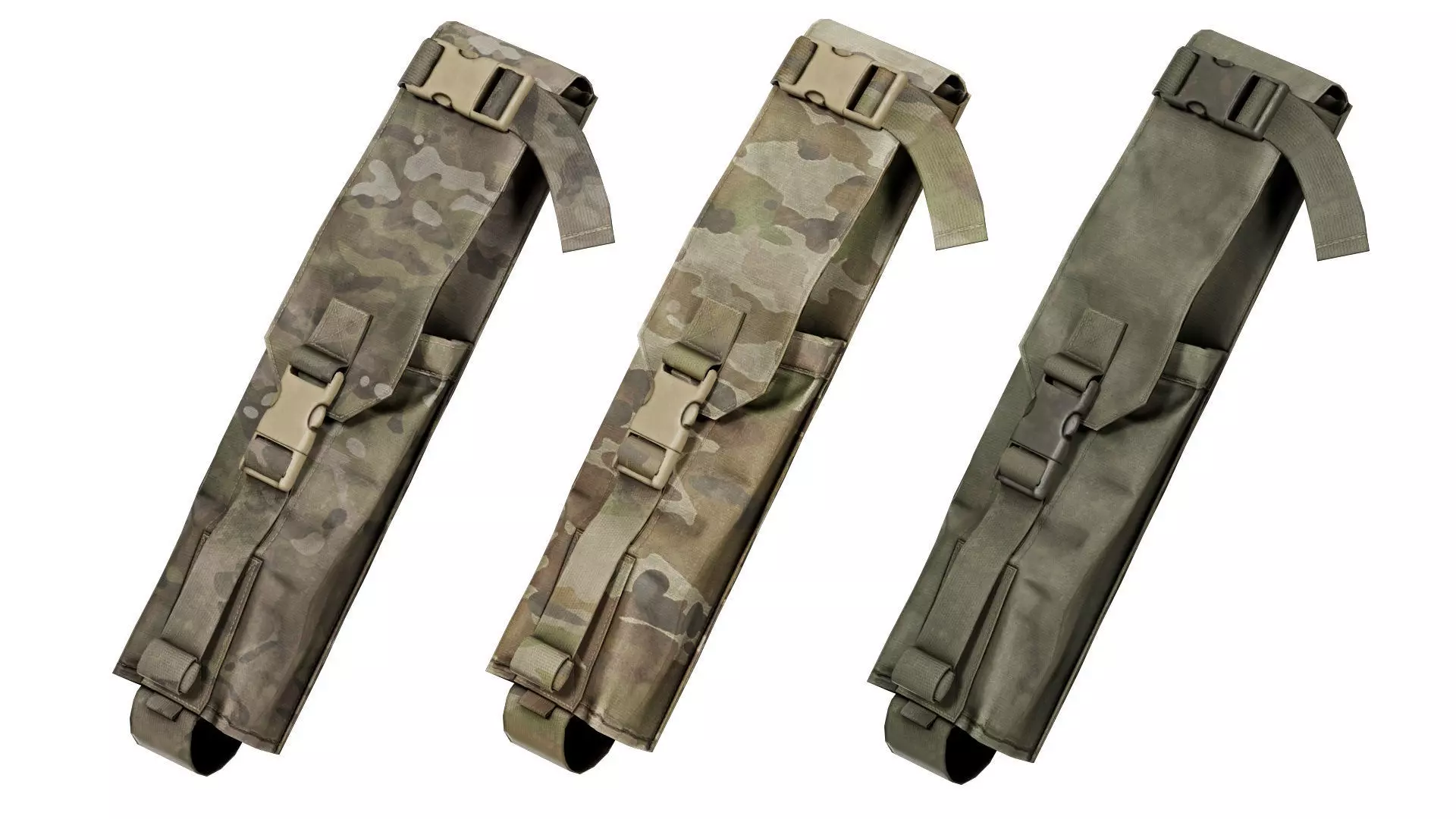 ADA MILITARY POUCHES BUNDLE 02 Low-poly 3D model_1