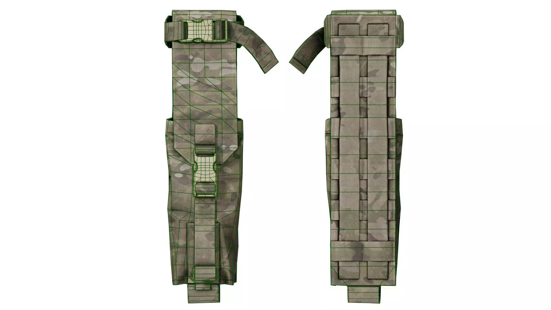 ADA MILITARY POUCHES BUNDLE 02 Low-poly 3D model_6