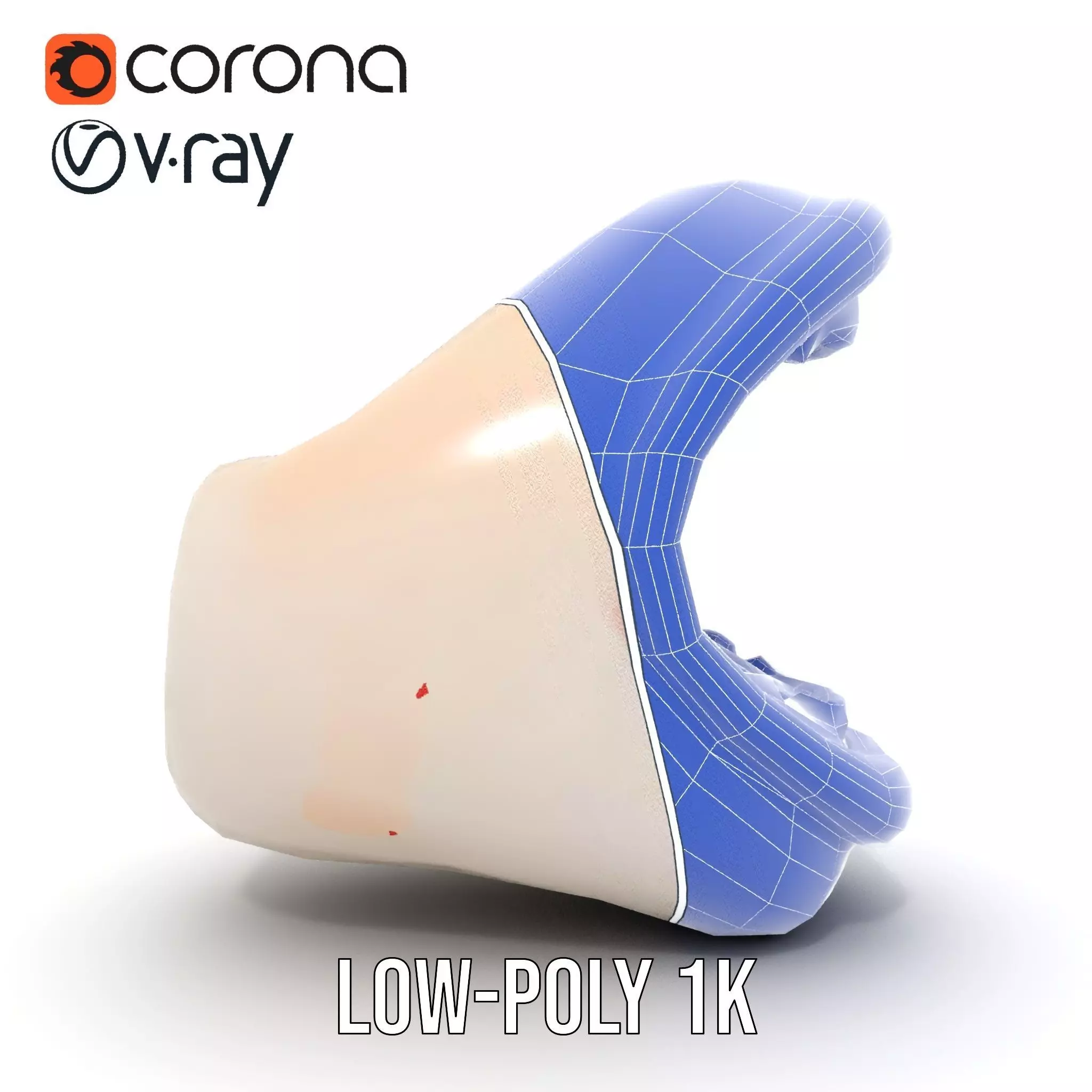 Open Mouth Expression model pack Low-poly 3D model_22