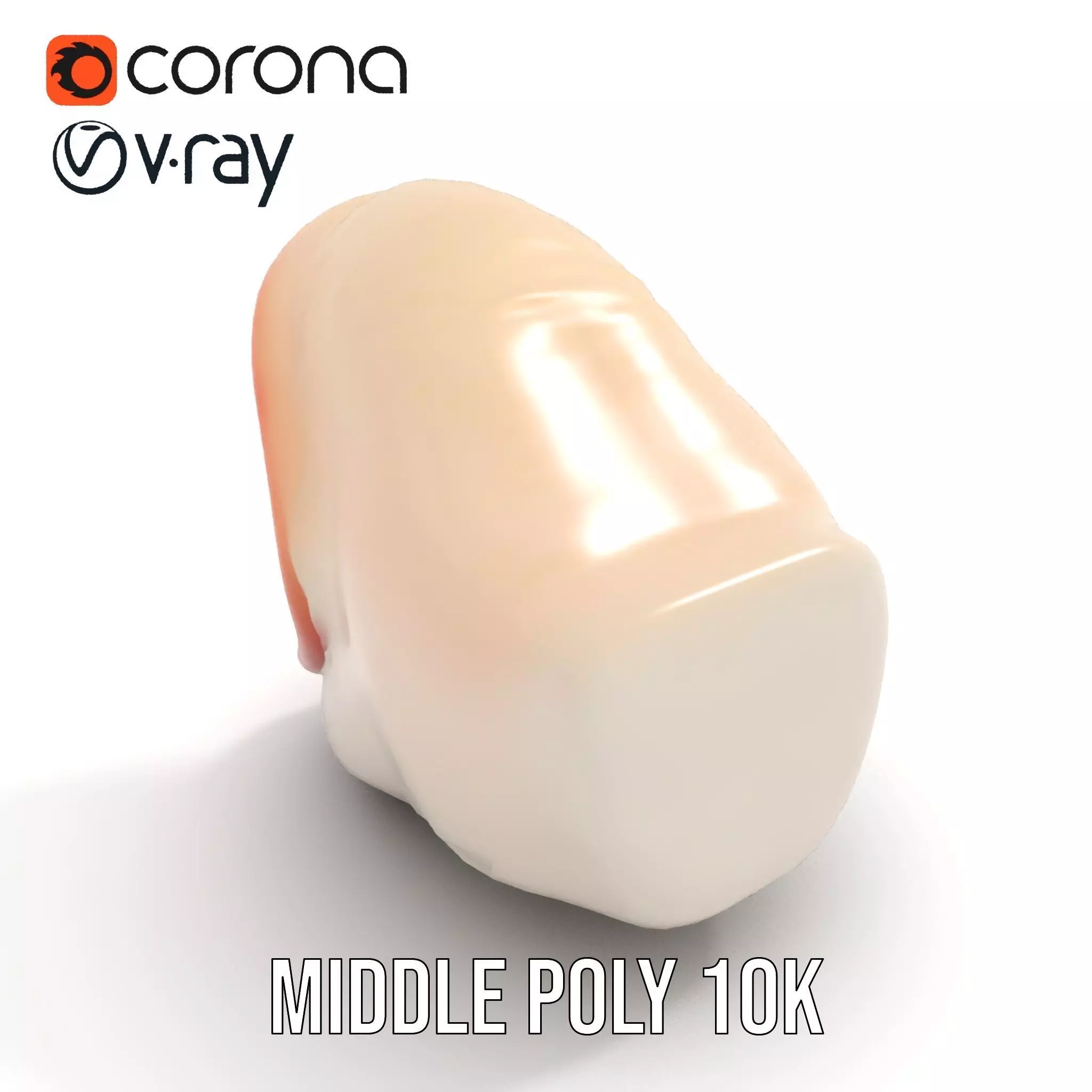 Open Mouth Expression model pack Low-poly 3D model_13