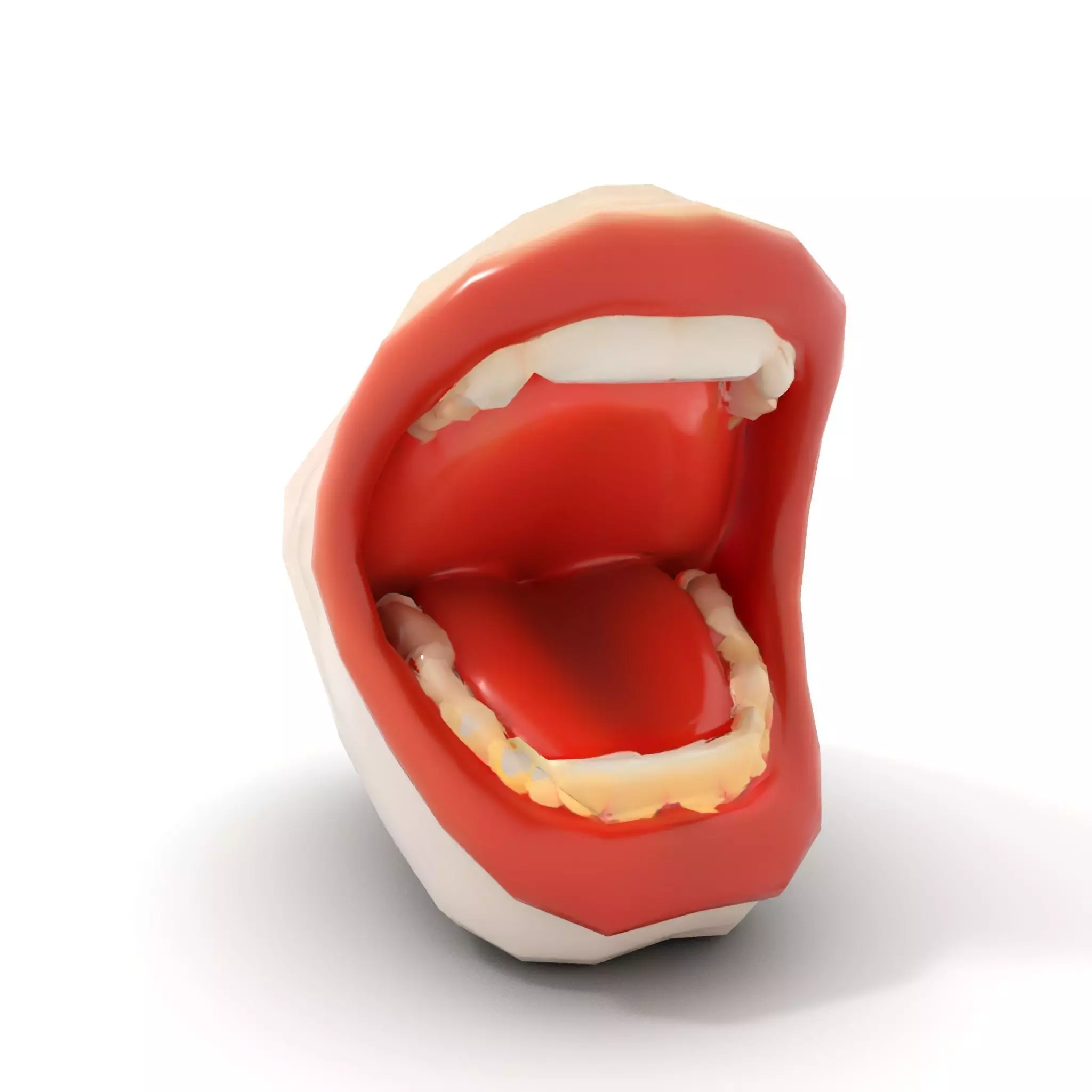 Open Mouth Expression model pack Low-poly 3D model_7
