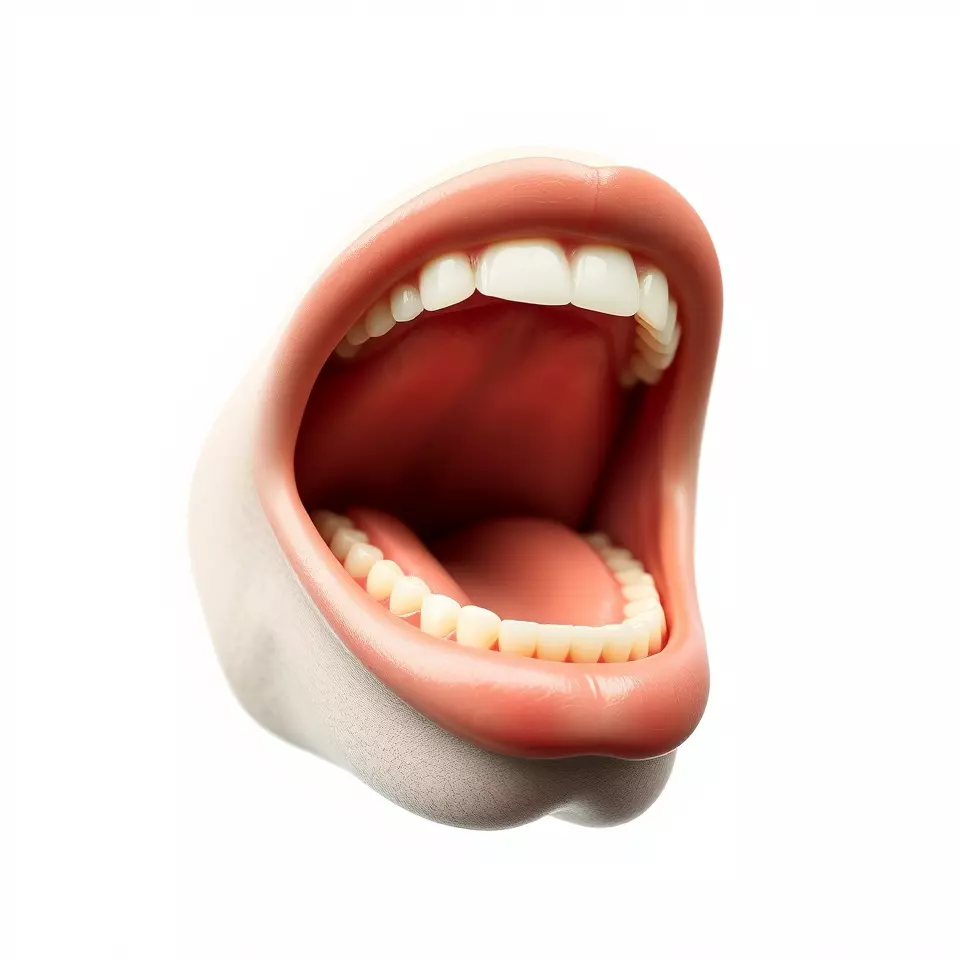 Open Mouth Expression model pack Low-poly 3D model_2