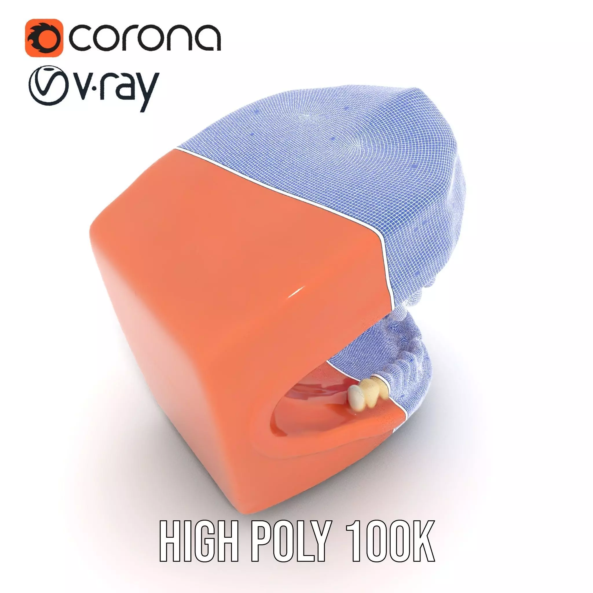 Realistic Dentist Teeth model pack Low-poly 3D model_32