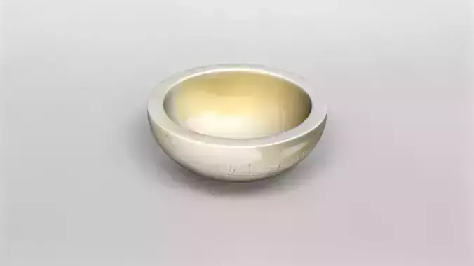Decorative Ceramic Bowl with Artistic Engraving