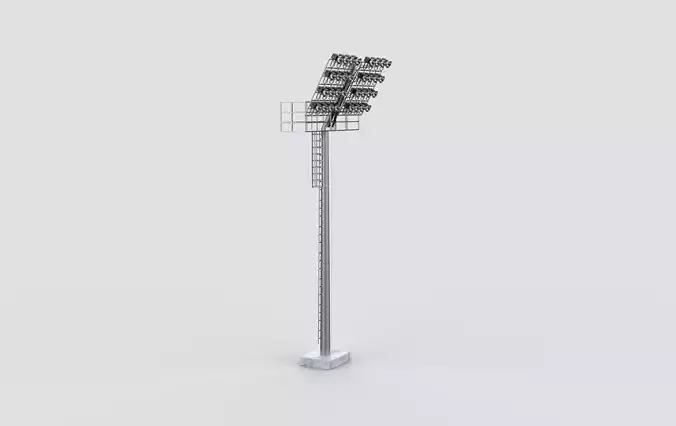 Stadium lighting 3D model