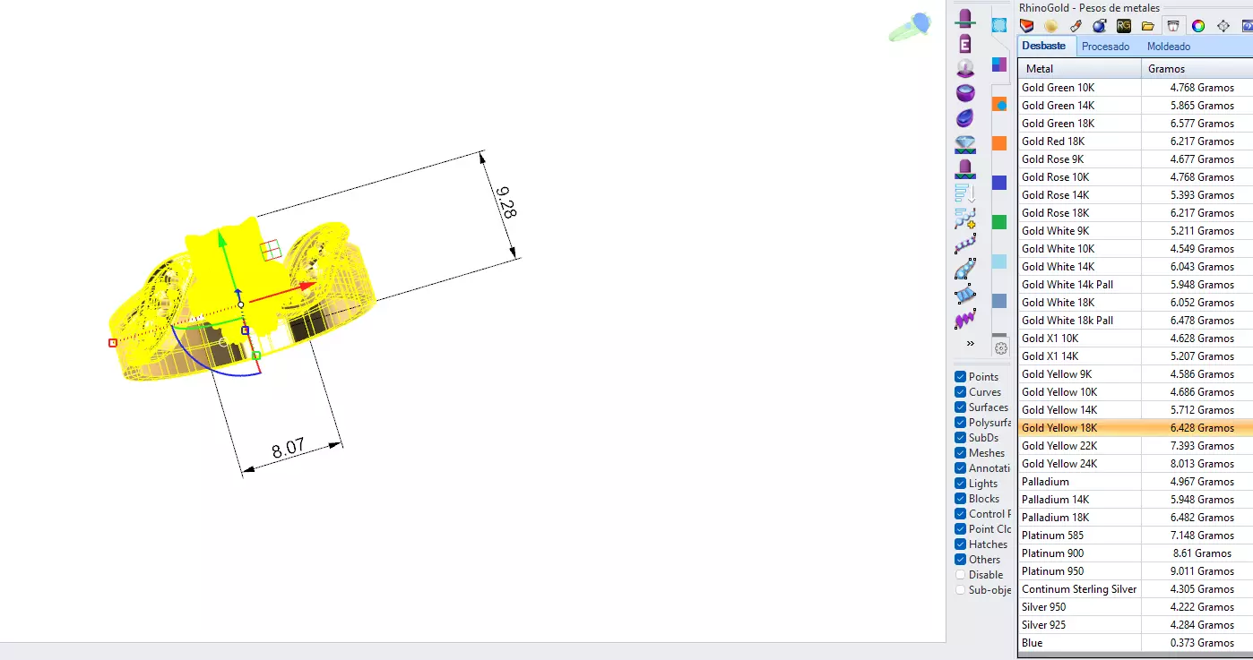 Owl Ring with Side Leaves 3D print model_3