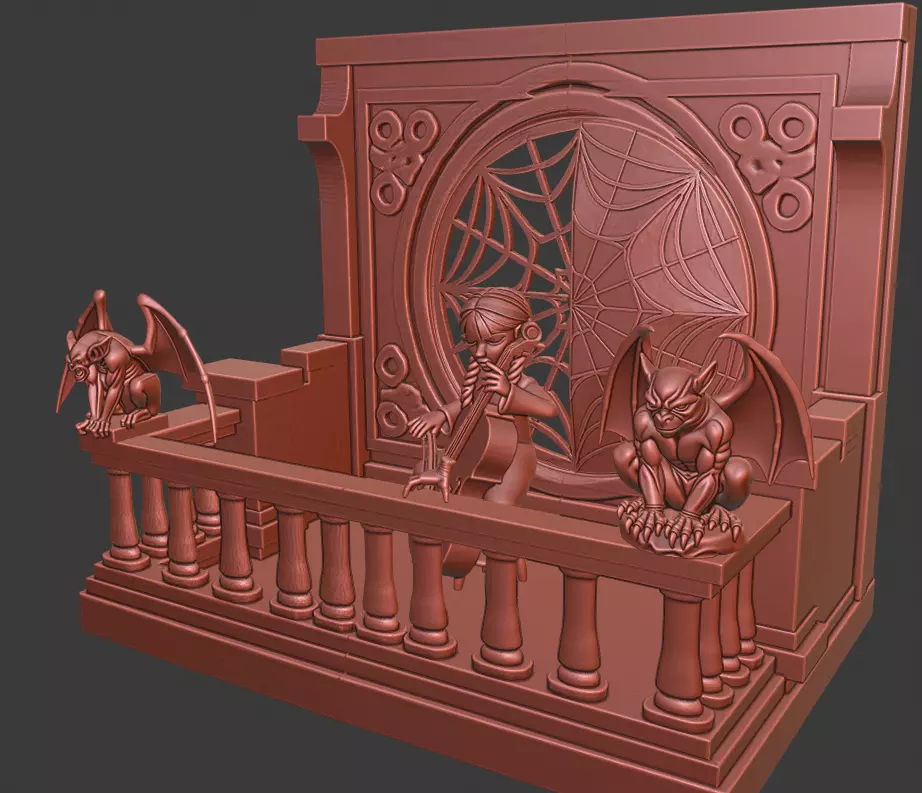 Wednesday Addams 3D print model_5