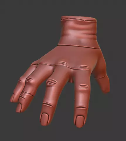 Wednesday Addams 3D print model_9