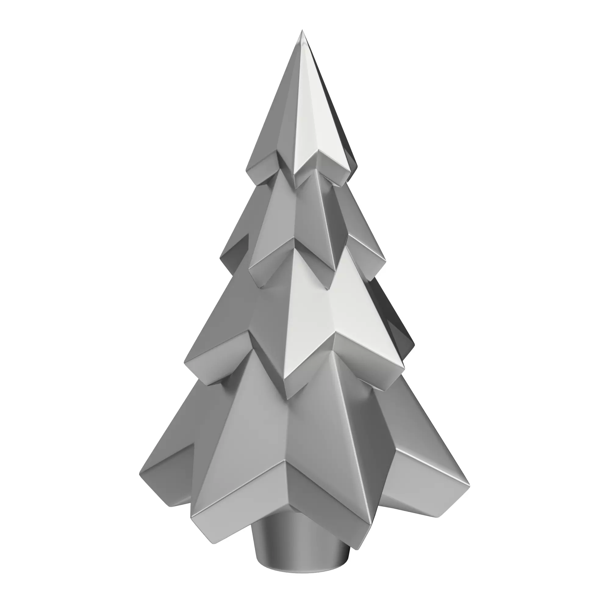 Christmas Tree Bundle 5 in 1  Print in Place 3D print model_1