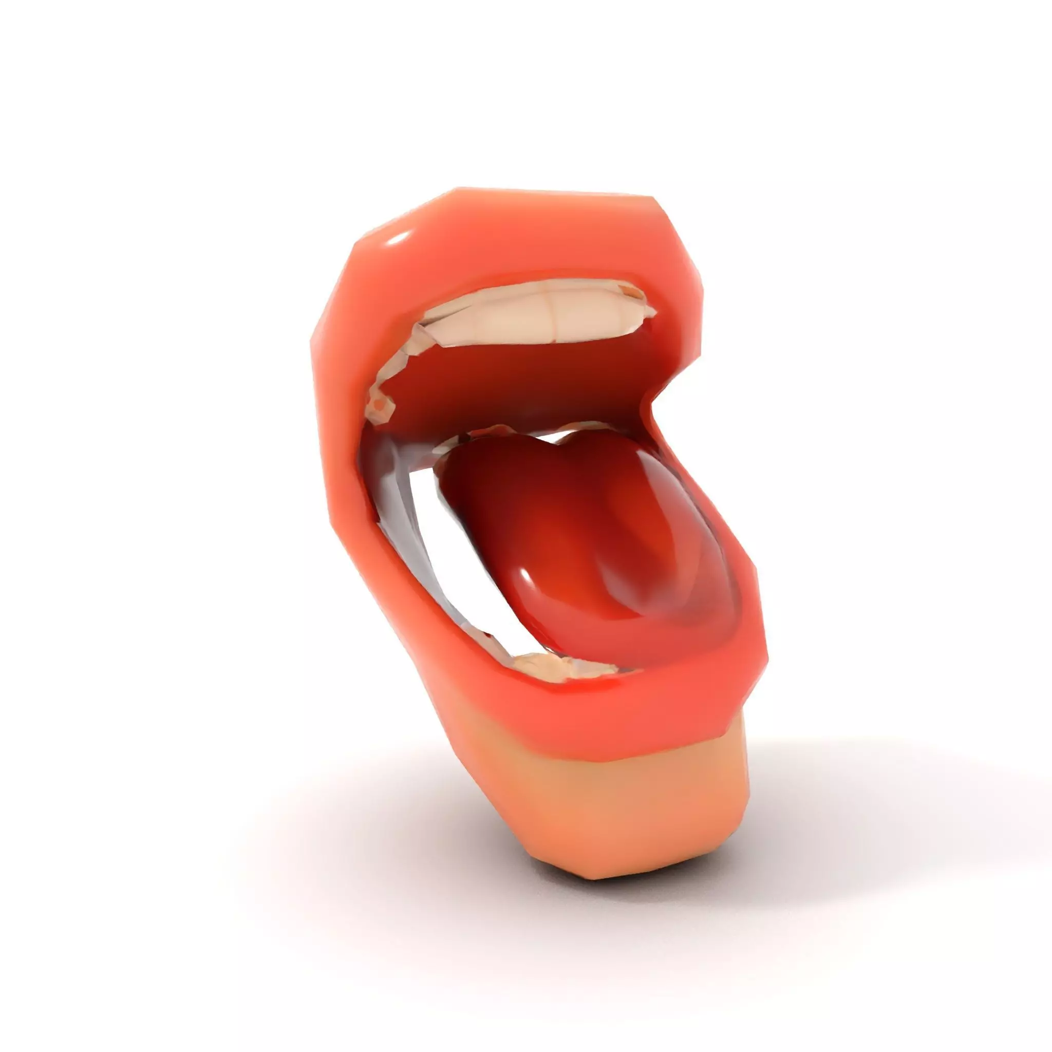 Realistic Human Mouth model pack Low-poly 3D model_12
