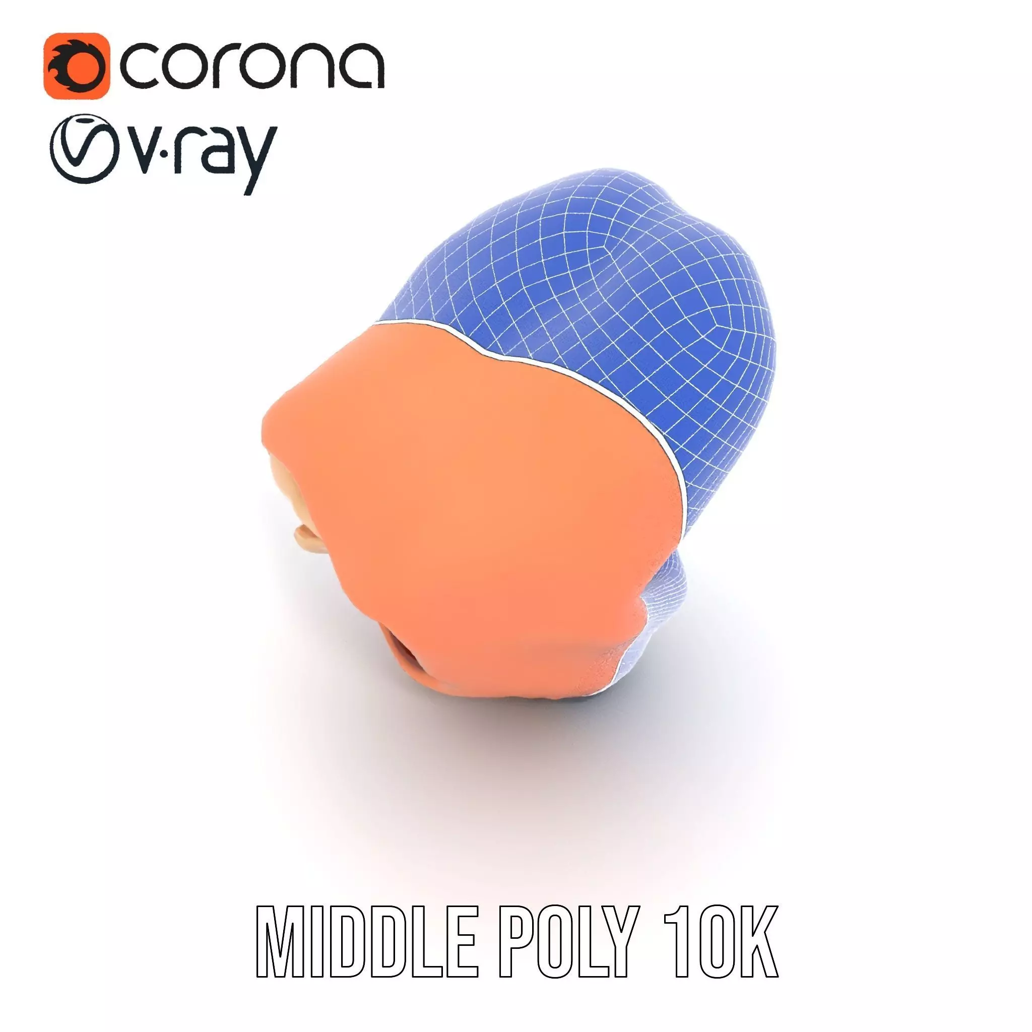 Realistic Human Mouth model pack Low-poly 3D model_27