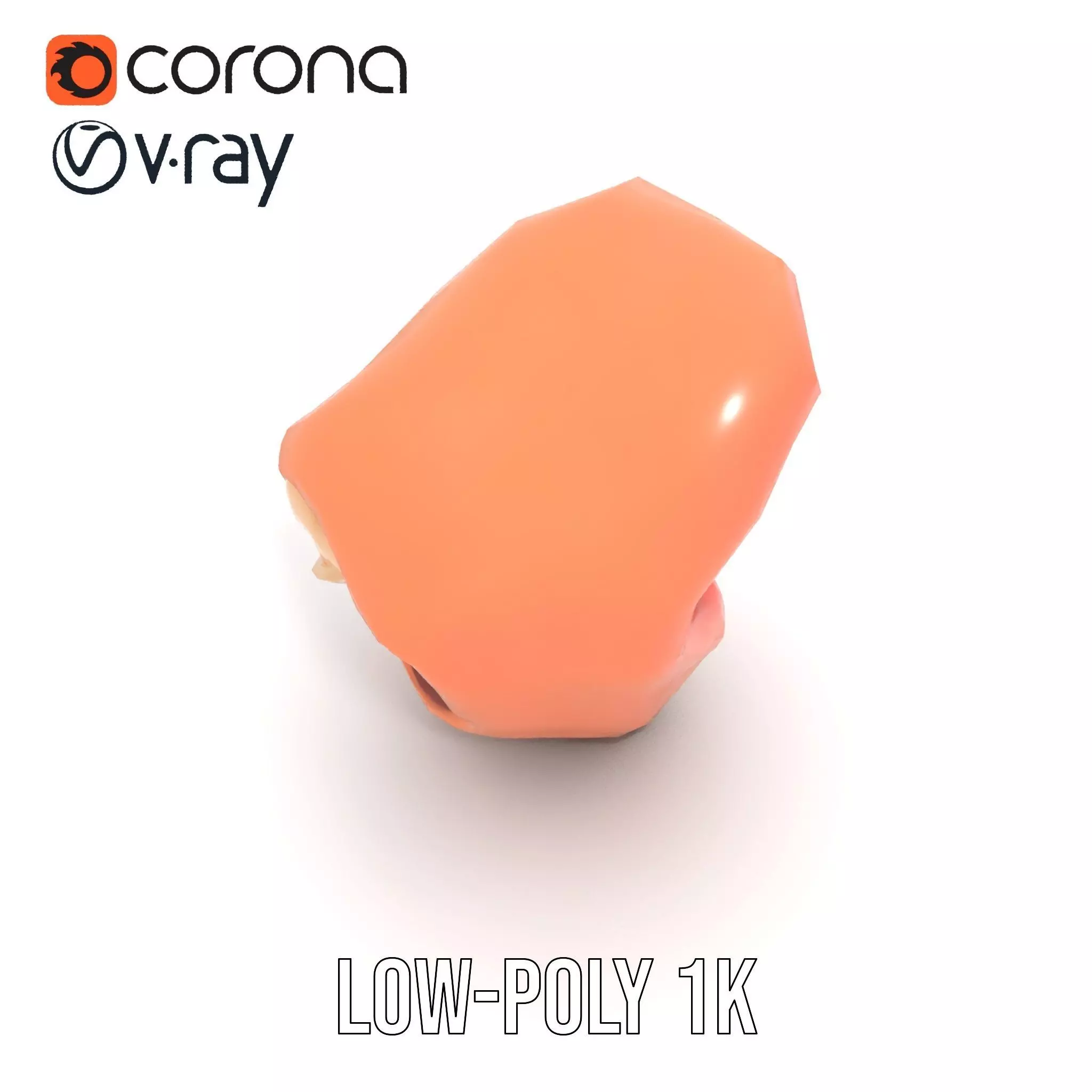 Realistic Human Mouth model pack Low-poly 3D model_7