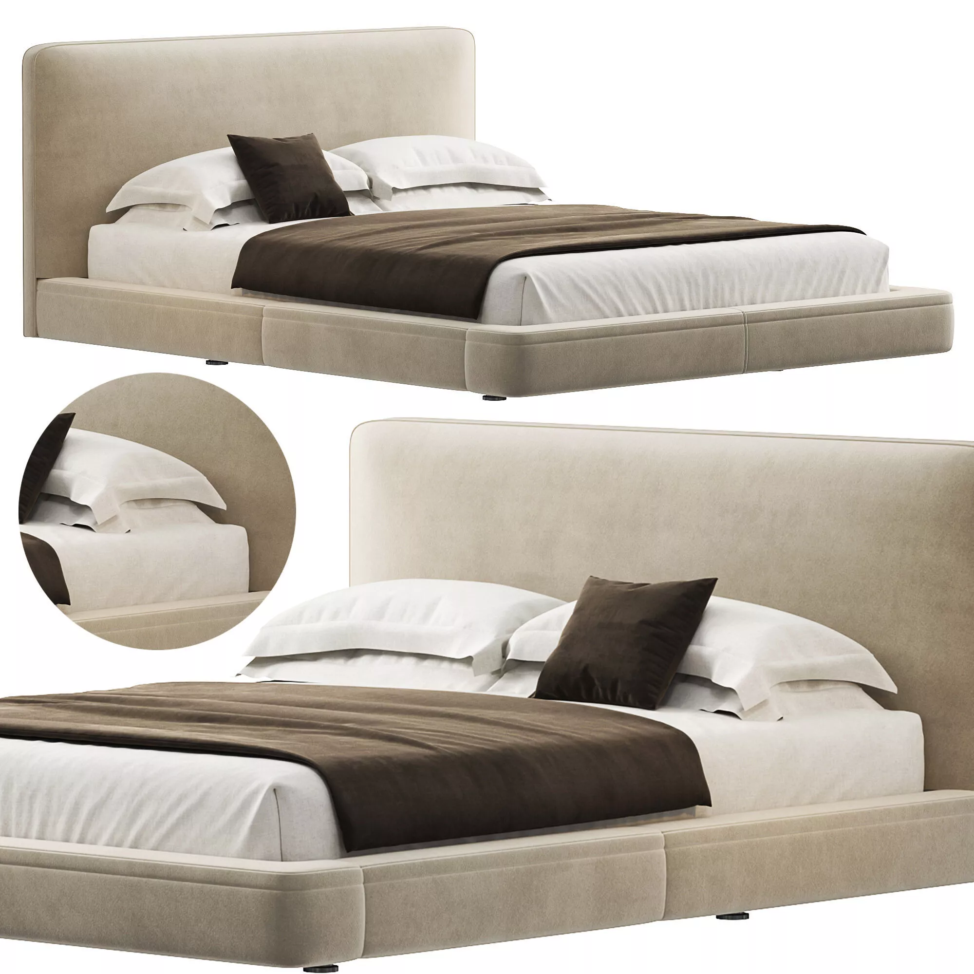 Richard Bed 3D model