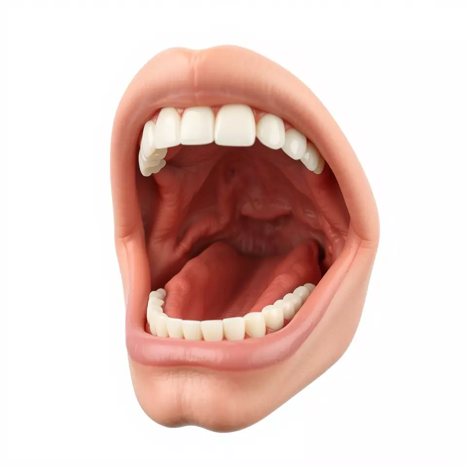 Realistic Human Mouth model pack Low-poly 3D model_2