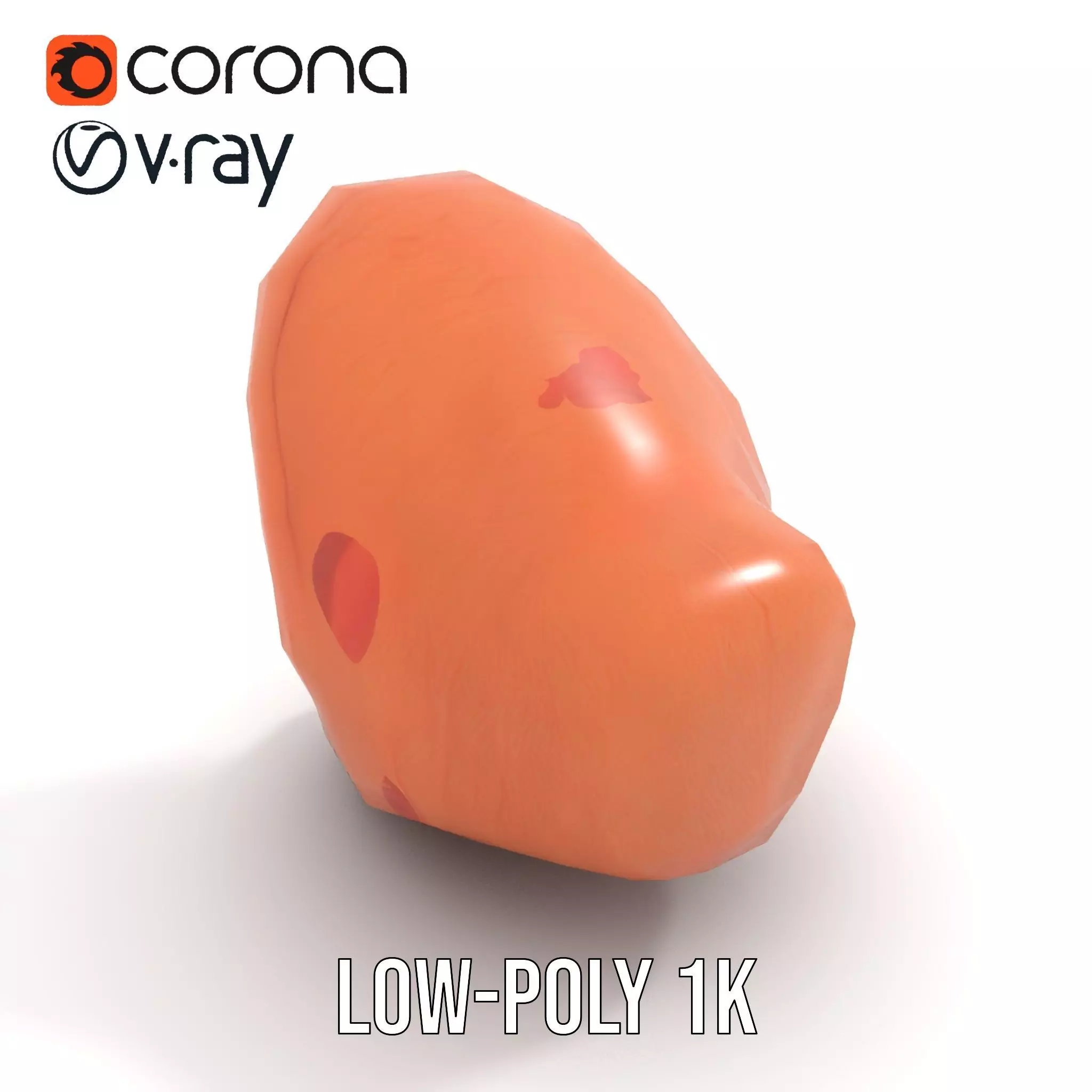 Realistic Human Mouth model pack Low-poly 3D model_12