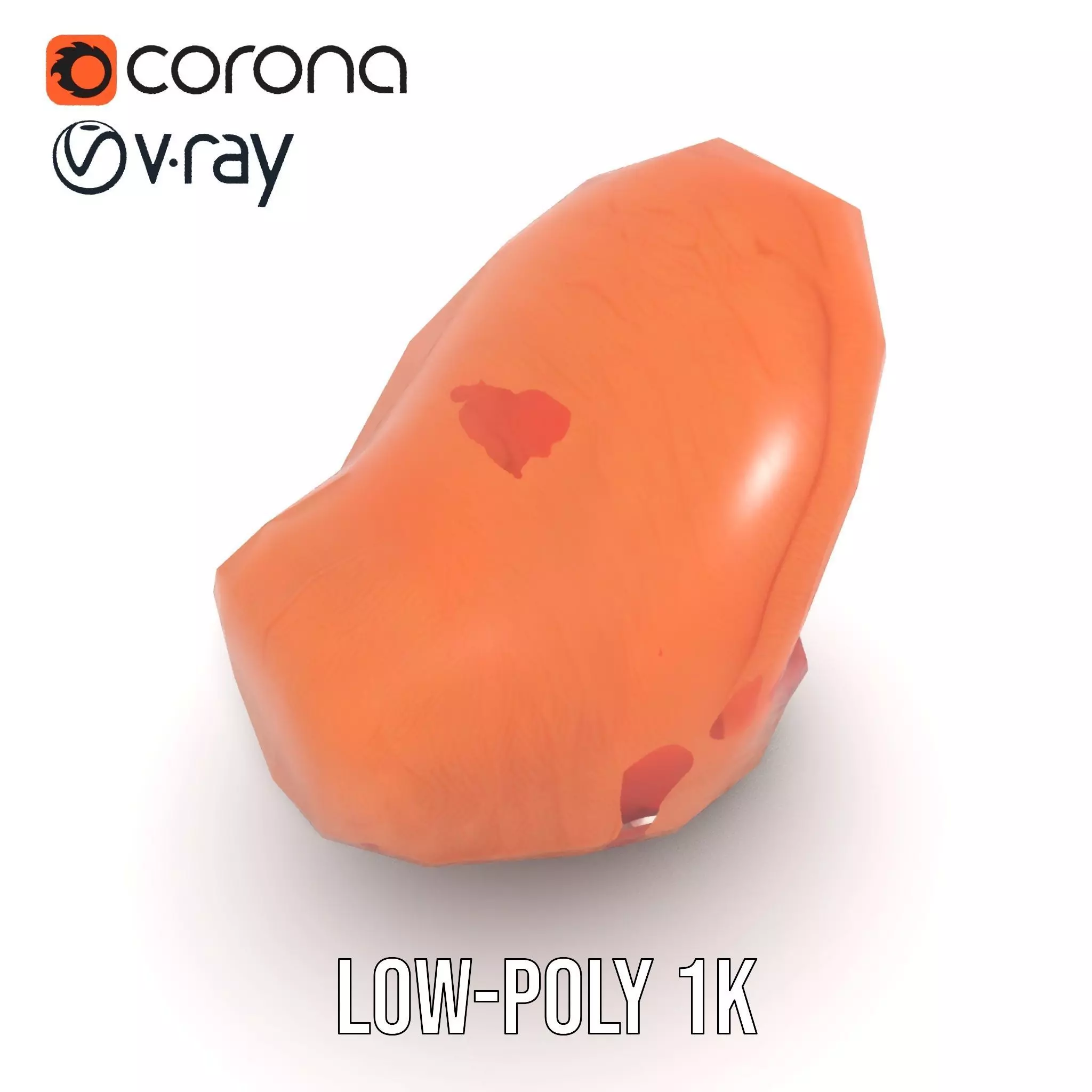 Realistic Human Mouth model pack Low-poly 3D model_22