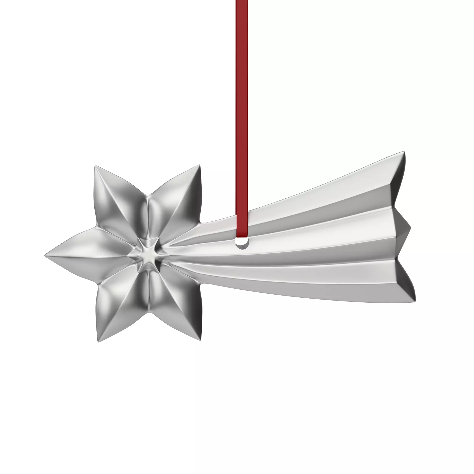 Shooting Star Christmas Ornament STL - Print in Place 3D print model_4