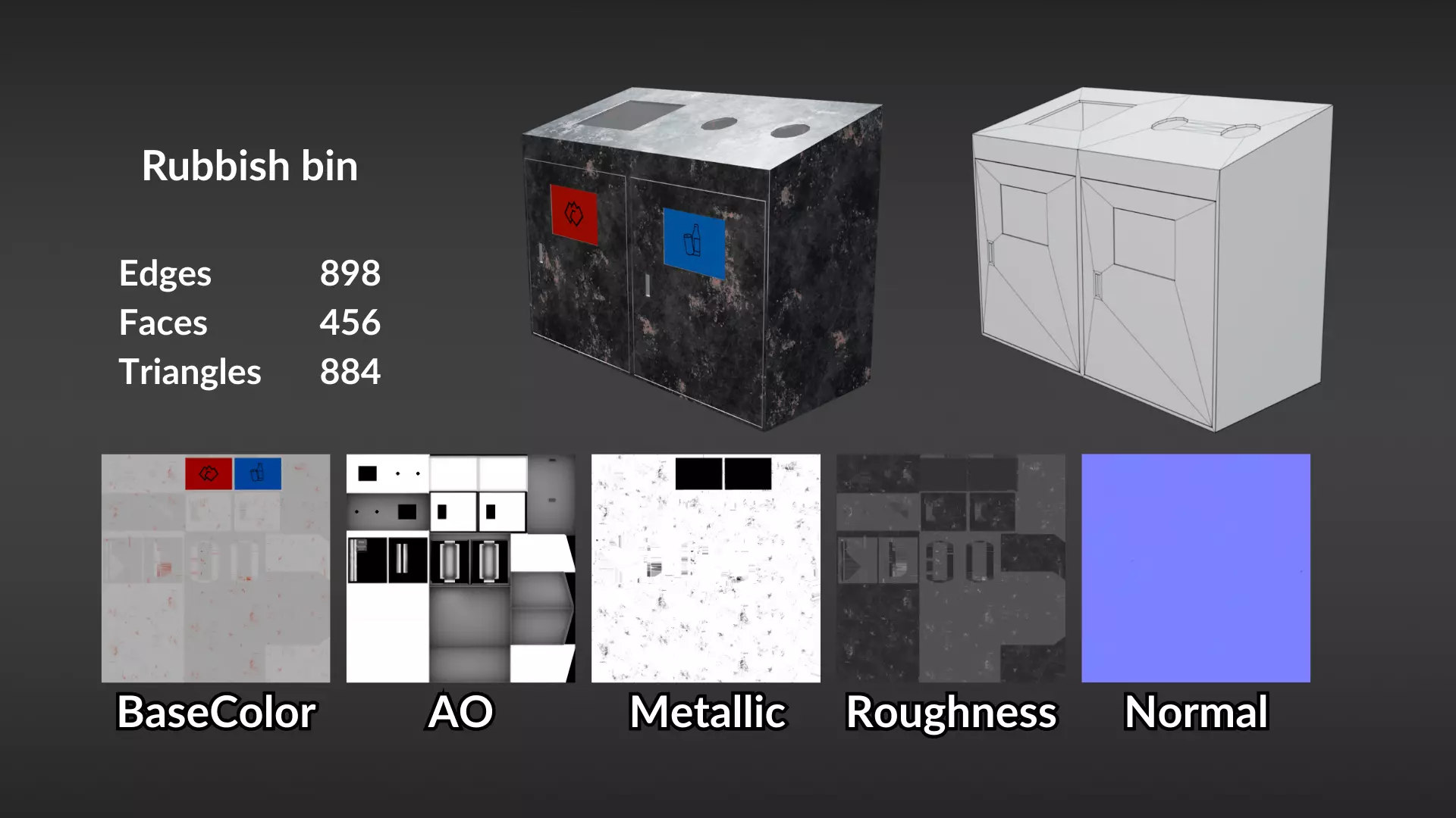 Pack Relaxing in the Park Low-poly 3D model_3