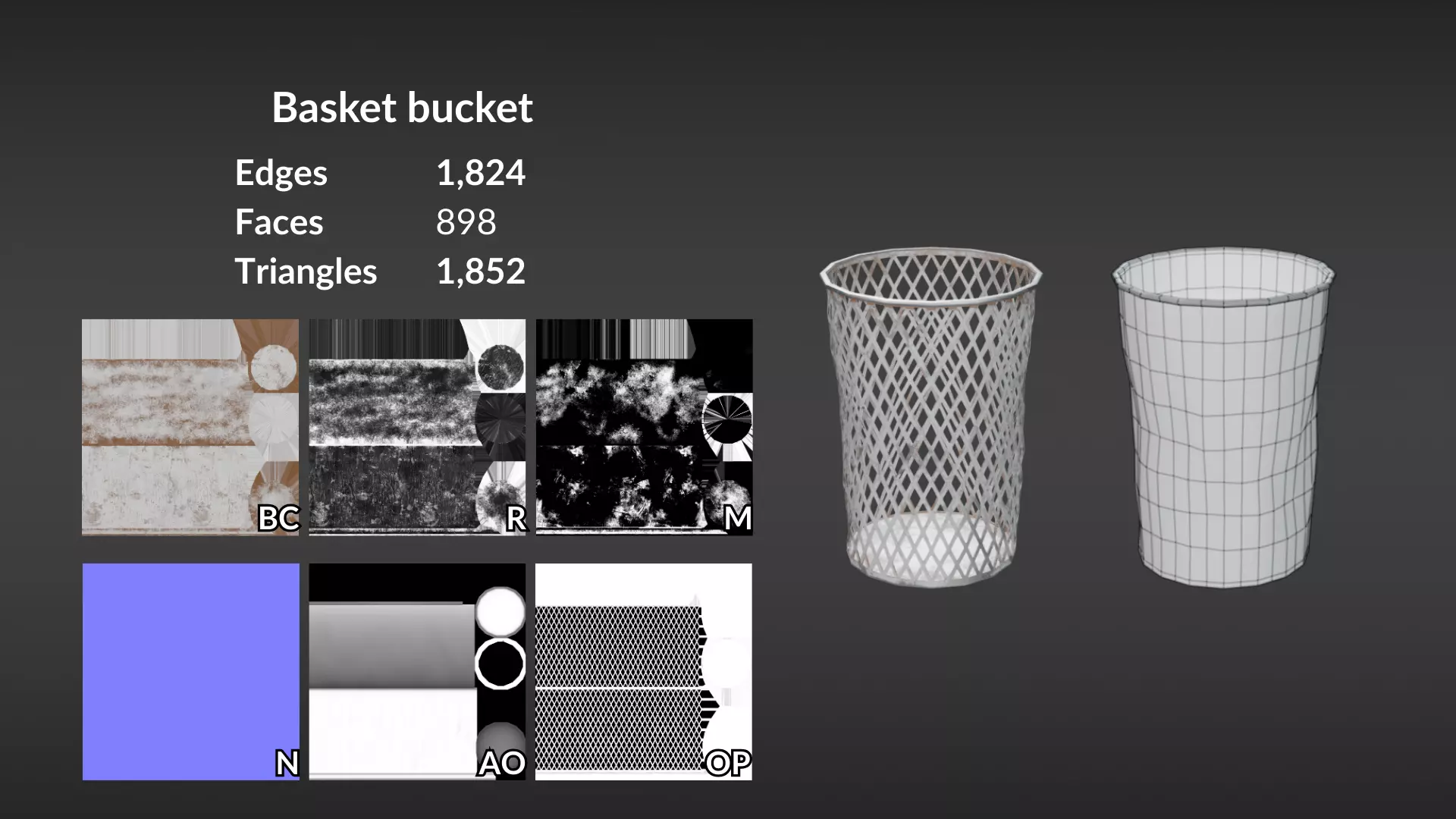 Pack Relaxing in the Park Low-poly 3D model_4