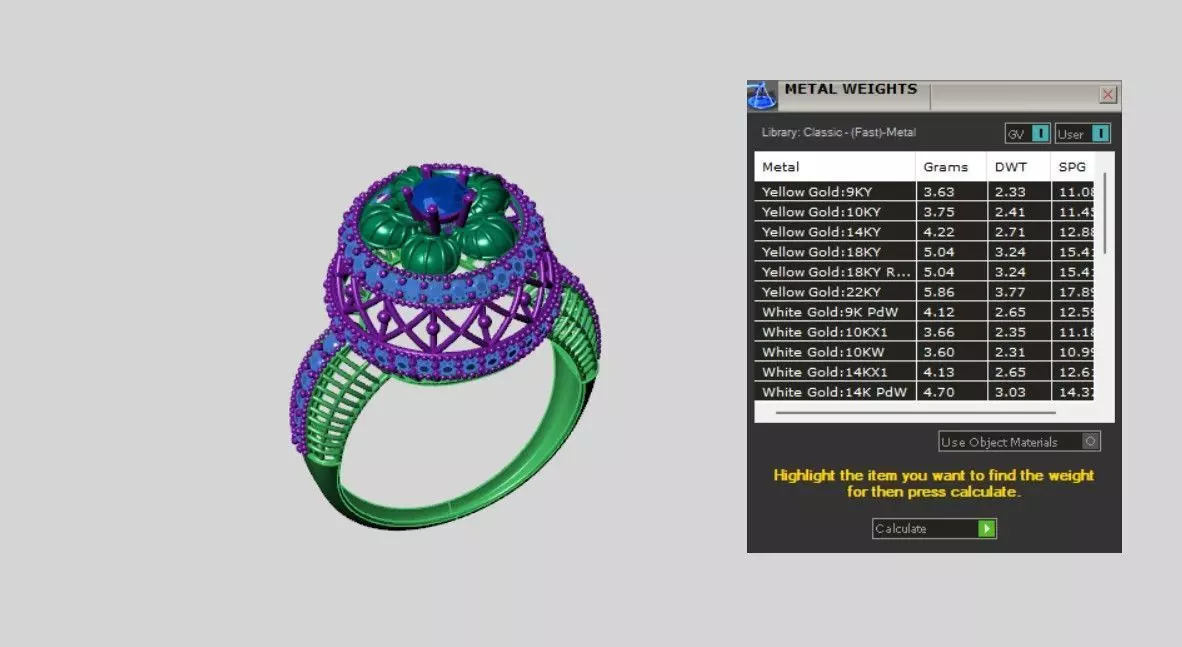 Rings 3D print model_4